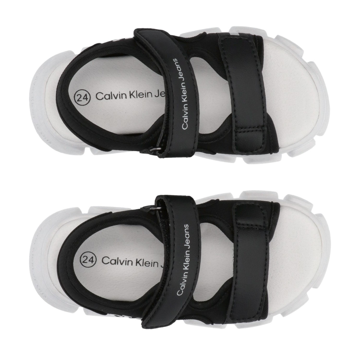 Calvin Klein Jeans Sandale, Plateausandale, Sandale, Klettschuh mit Klettverschluss