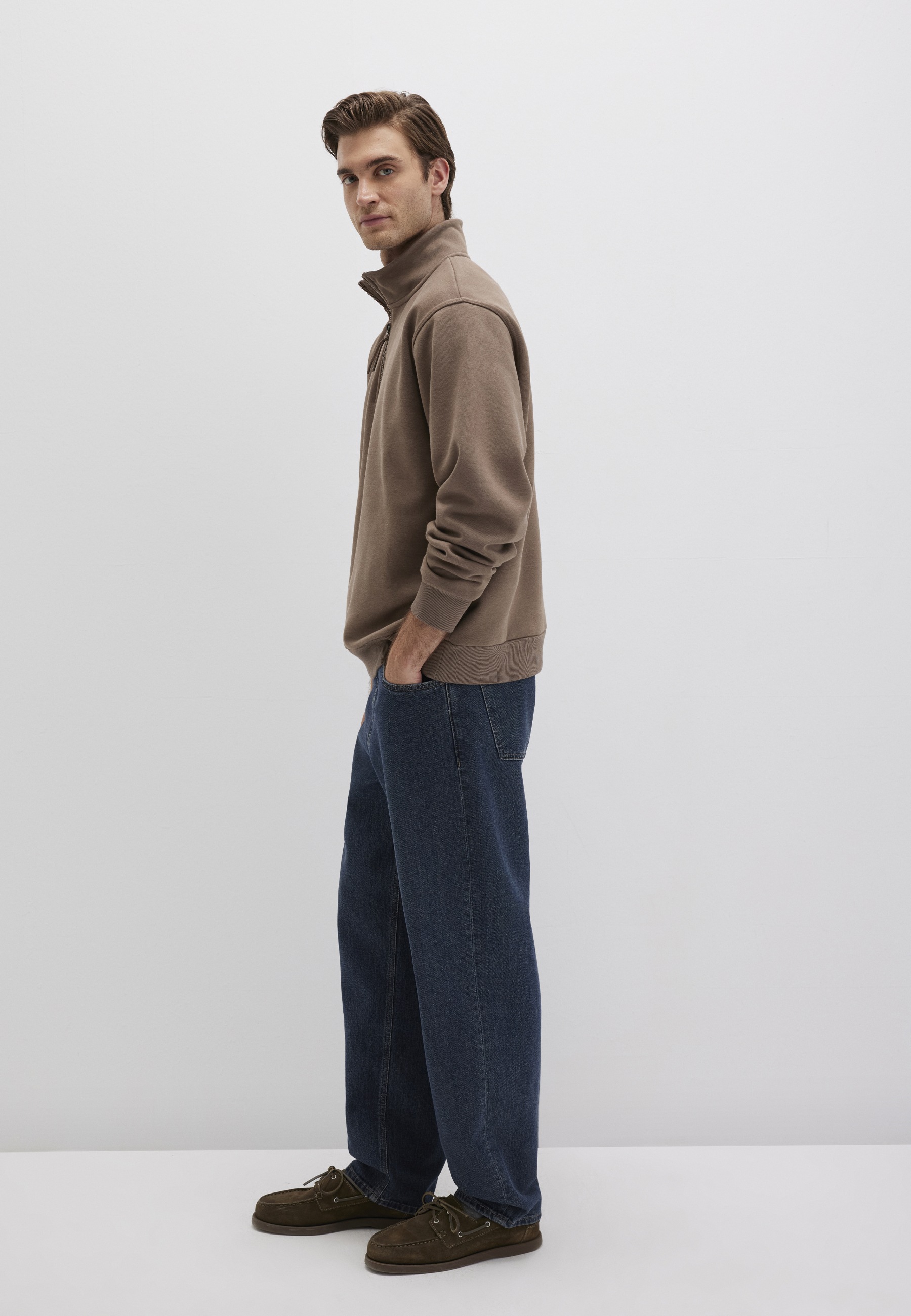 Mavi Troyer »HALF ZIP SWEATSHIRT«, Zip Up Sweatshirt