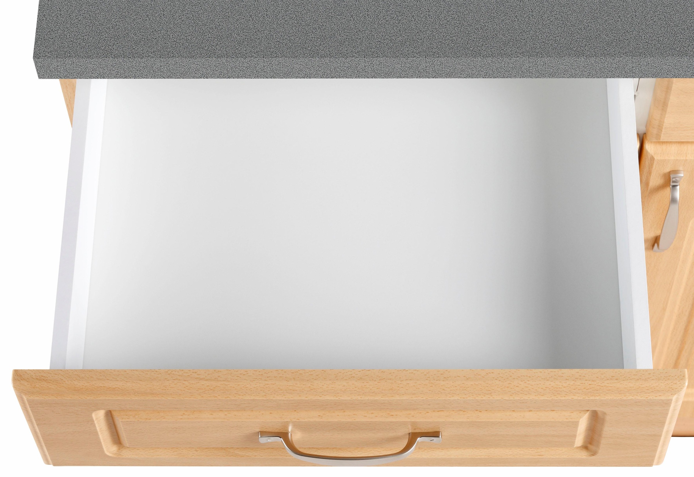 wiho Küchen Unterschrank »Linz«, 100 cm breit, in Landhaus-Optik