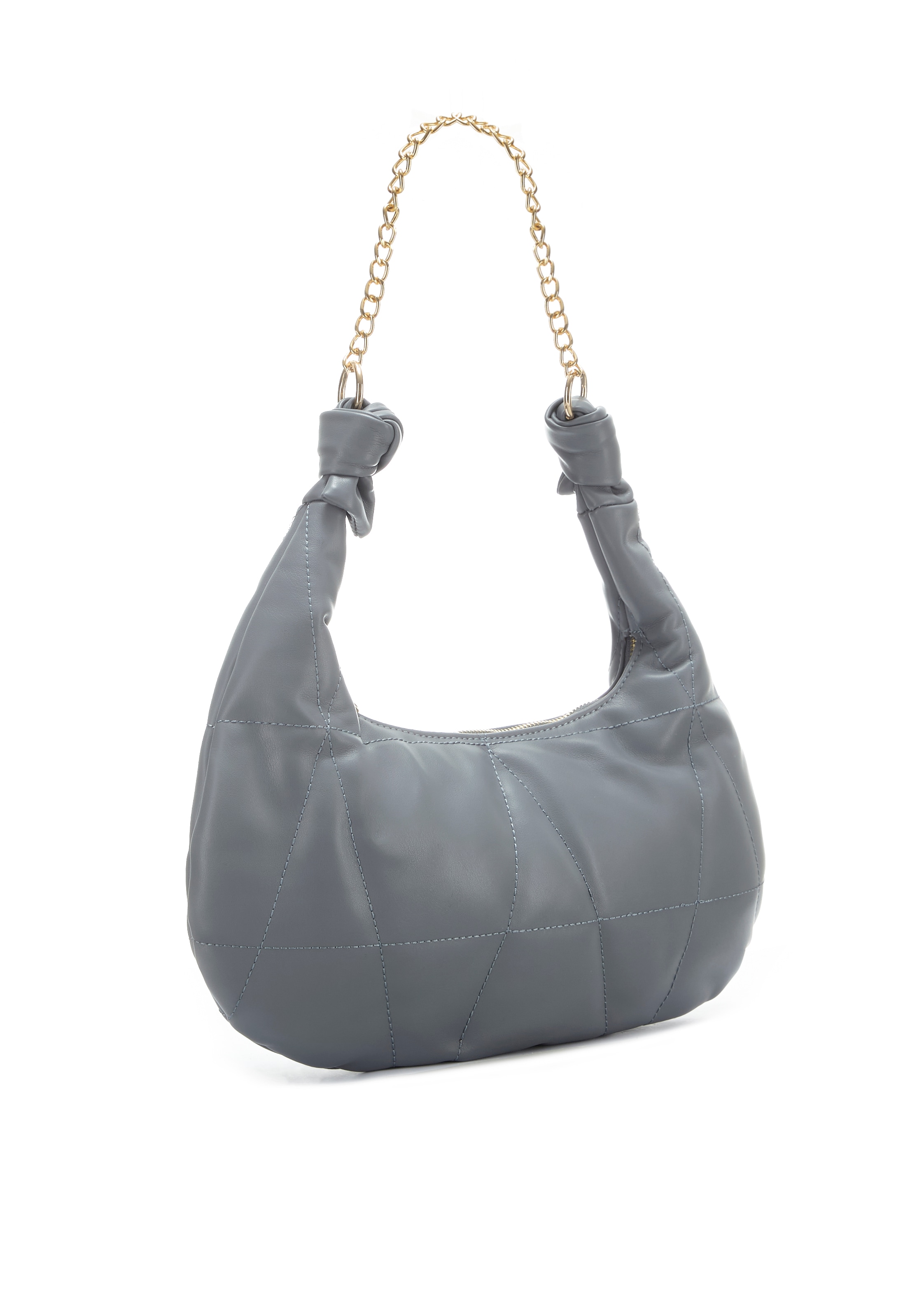 Handtasche, mit modischer Steppung, Schultertasche, Minibag, Henkeltasche VEGAN