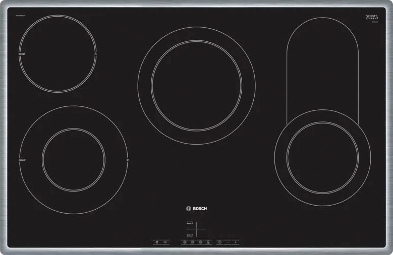 BOSCH Induktions Herd-Set »HEA578BS1«, mit Teleskopauszug nachrüstbar, Pyrolyse-Selbstreinigung