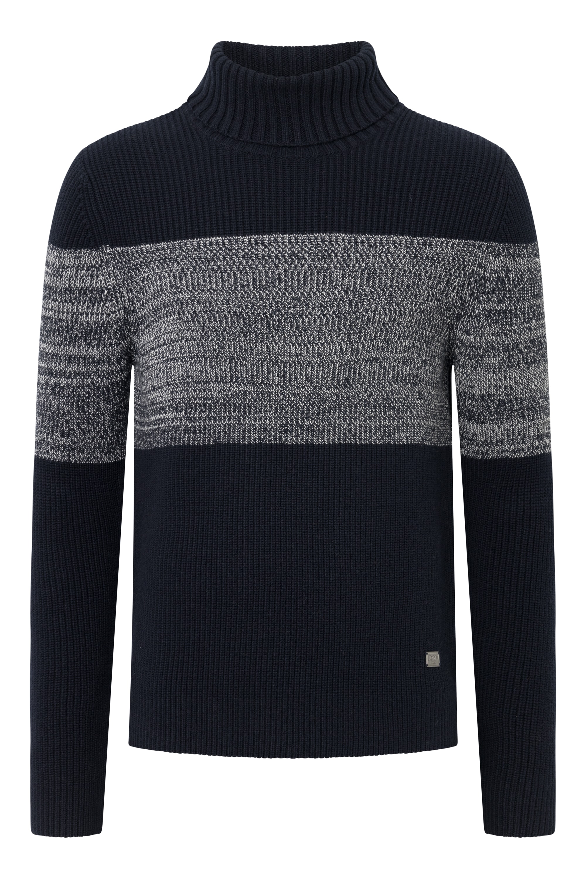 Joop Jeans Rollkragenpullover "Morlino", mit Kontrasteinsatz günstig online kaufen