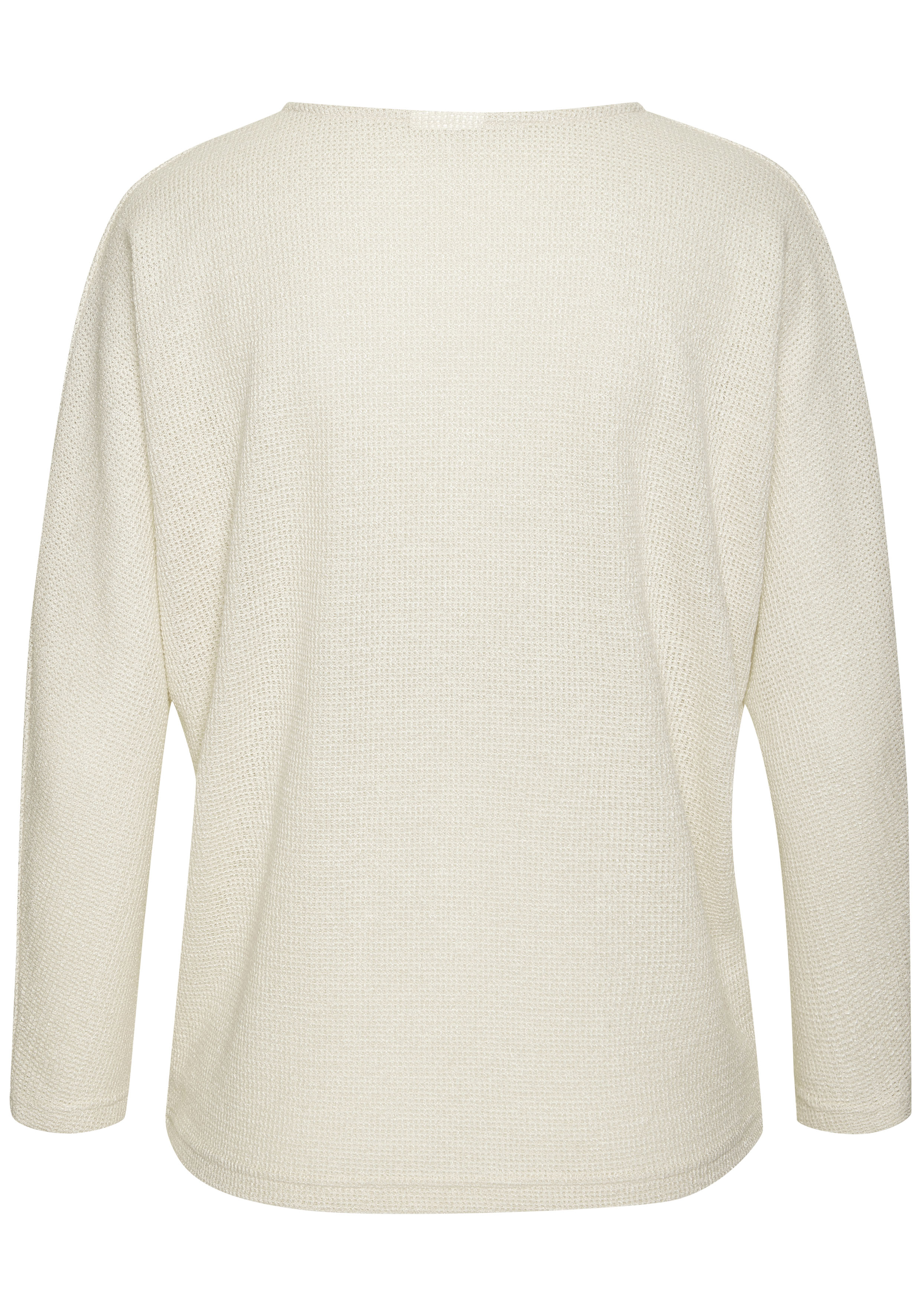 Thumbnail - Vivance Langarmshirt "aus weichem Strukturstrick" aus bügelfreier Qualität