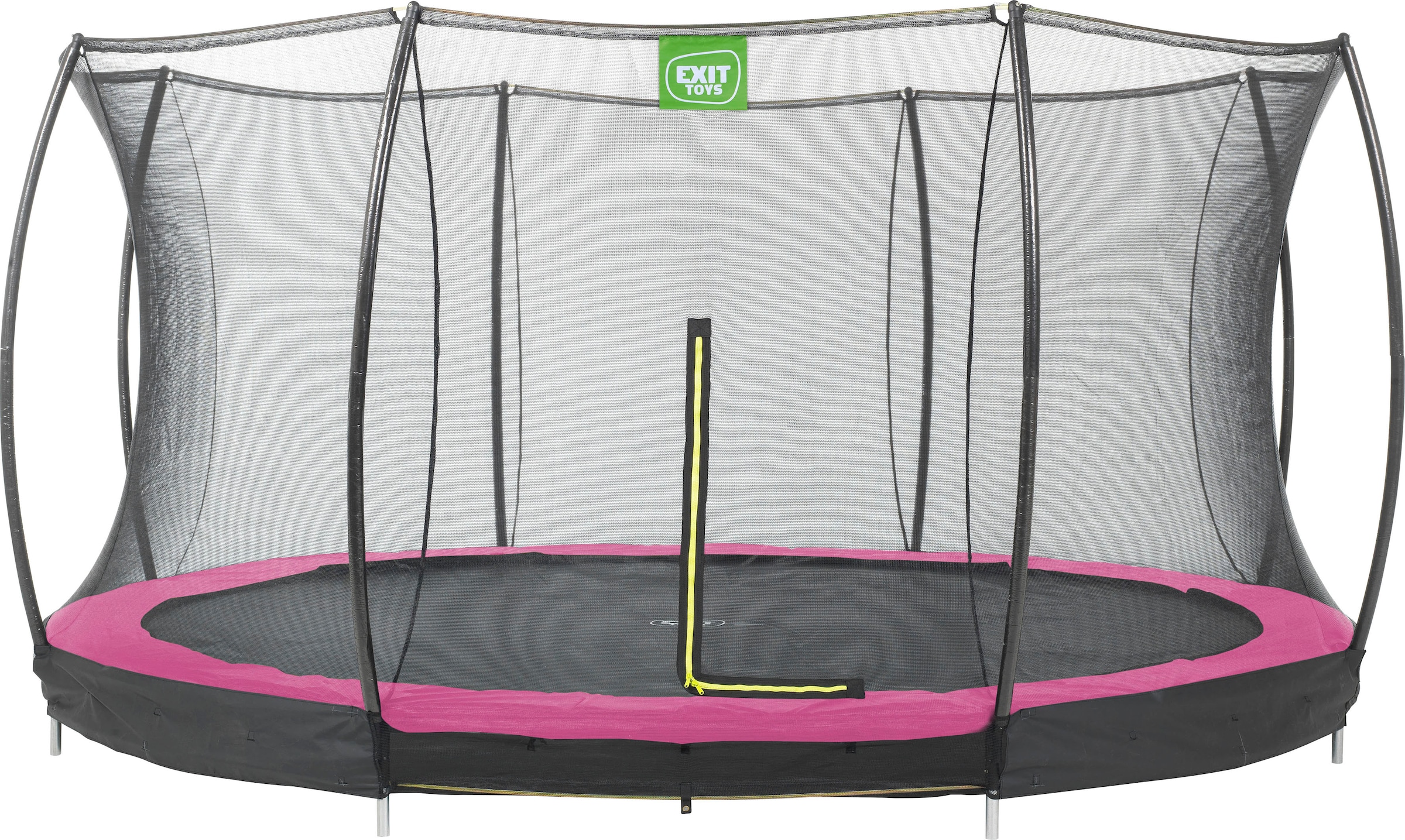 EXIT Gartentrampolin »Silhouette Ground«, Ø 427 cm, mit Sicherheitsnetz