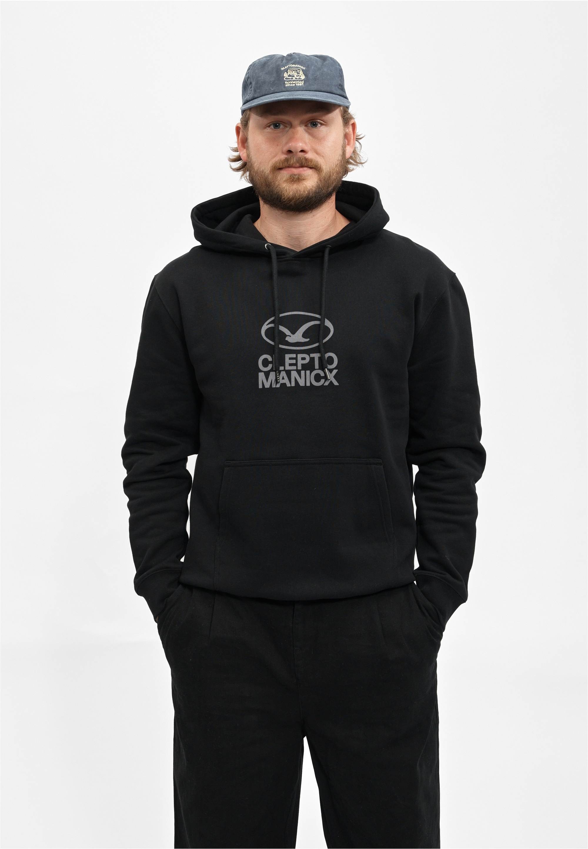Cleptomanicx Kapuzensweatshirt "Möwe Plate", mit lässigem Frontprint