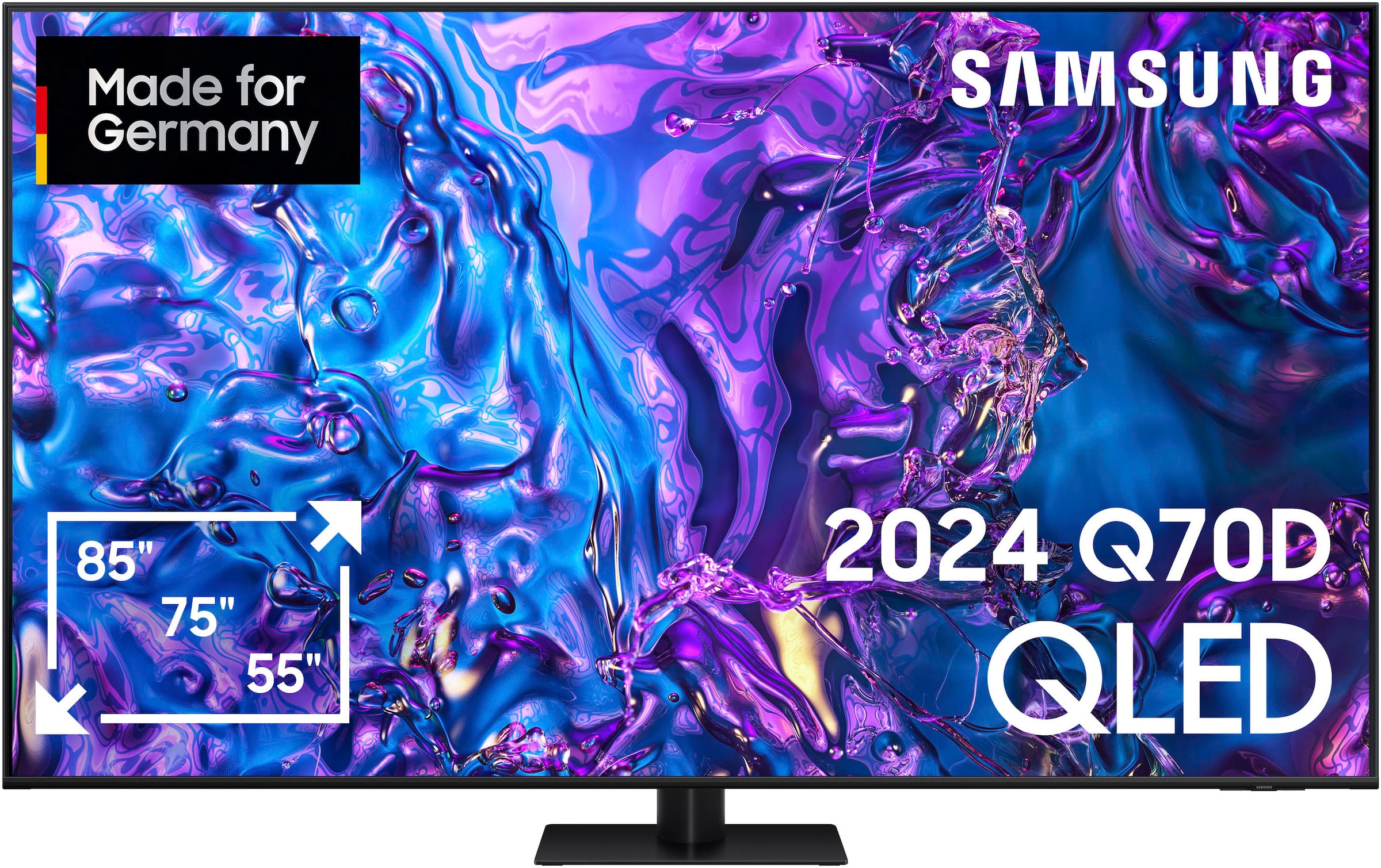 Samsung QLED-Fernseher, 214 cm/85 Zoll, 4K Ultra HD, Smart-TV