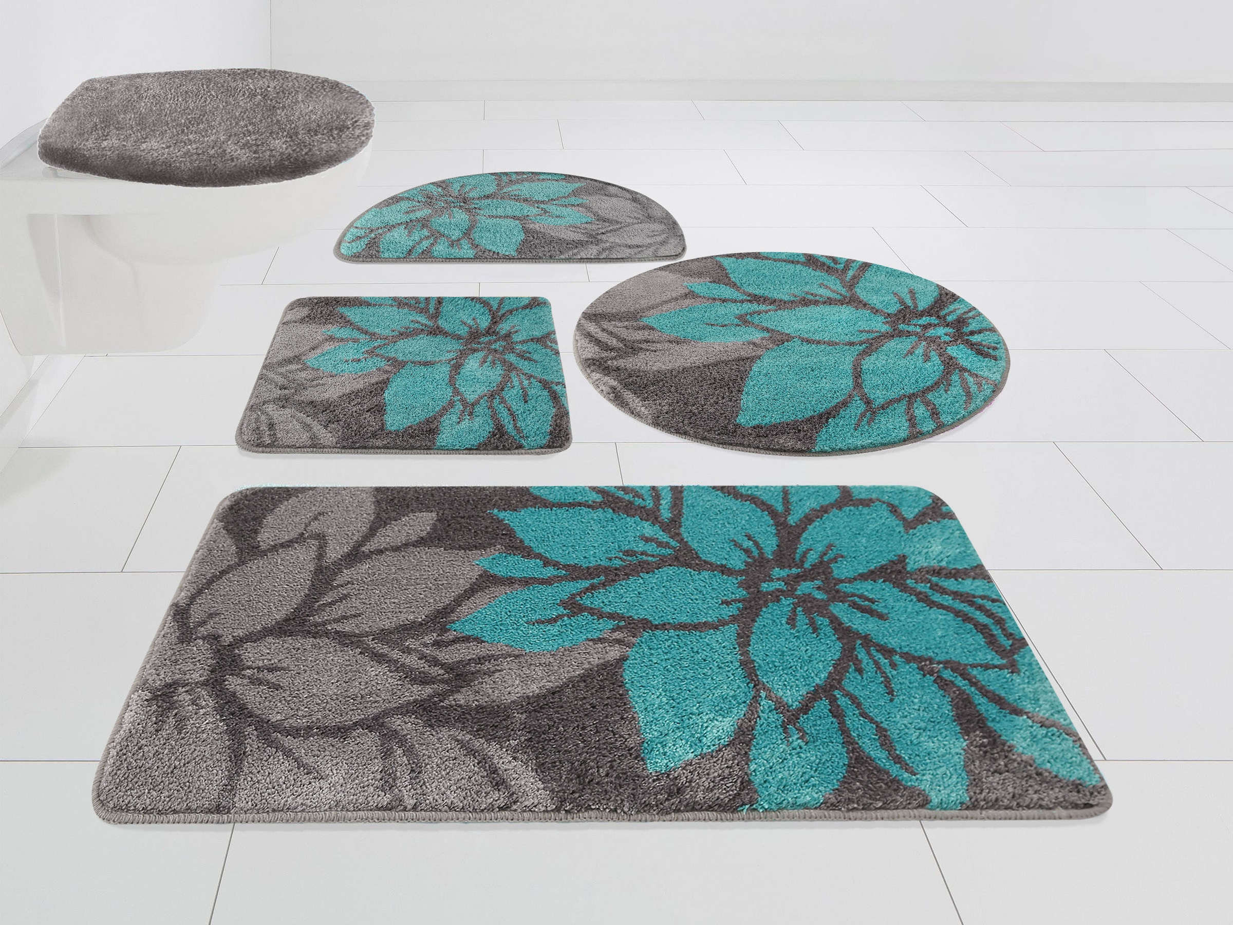 my home Badematte "Susan" Höhe 15 mm fußbodenheizungsgeeignet  strapazierfä günstig online kaufen