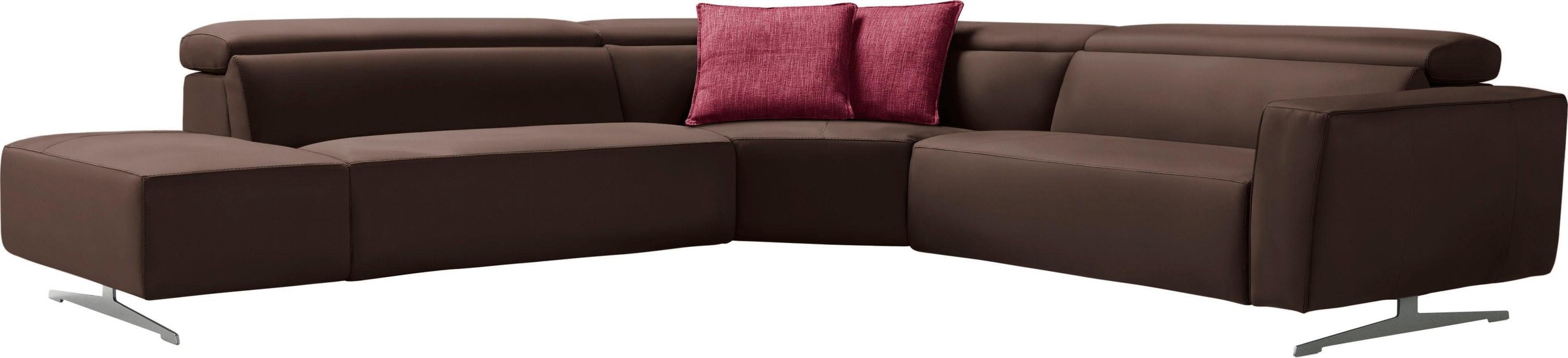 Egoitaliano Ecksofa "Stefanie-e, Designsofa der Extraklasse, bequem mit hoh günstig online kaufen