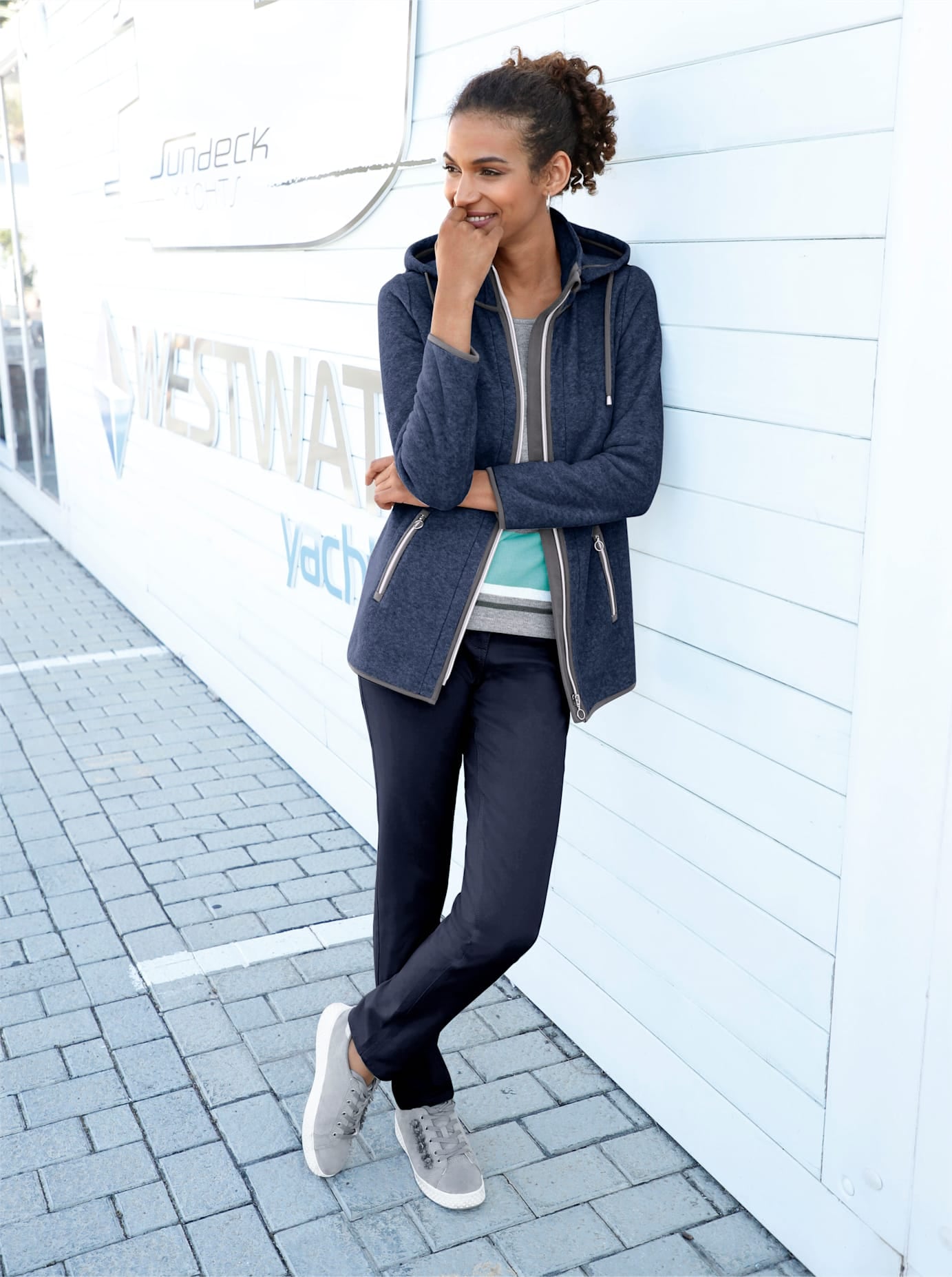 Casual Looks Fleecejacke günstig online kaufen