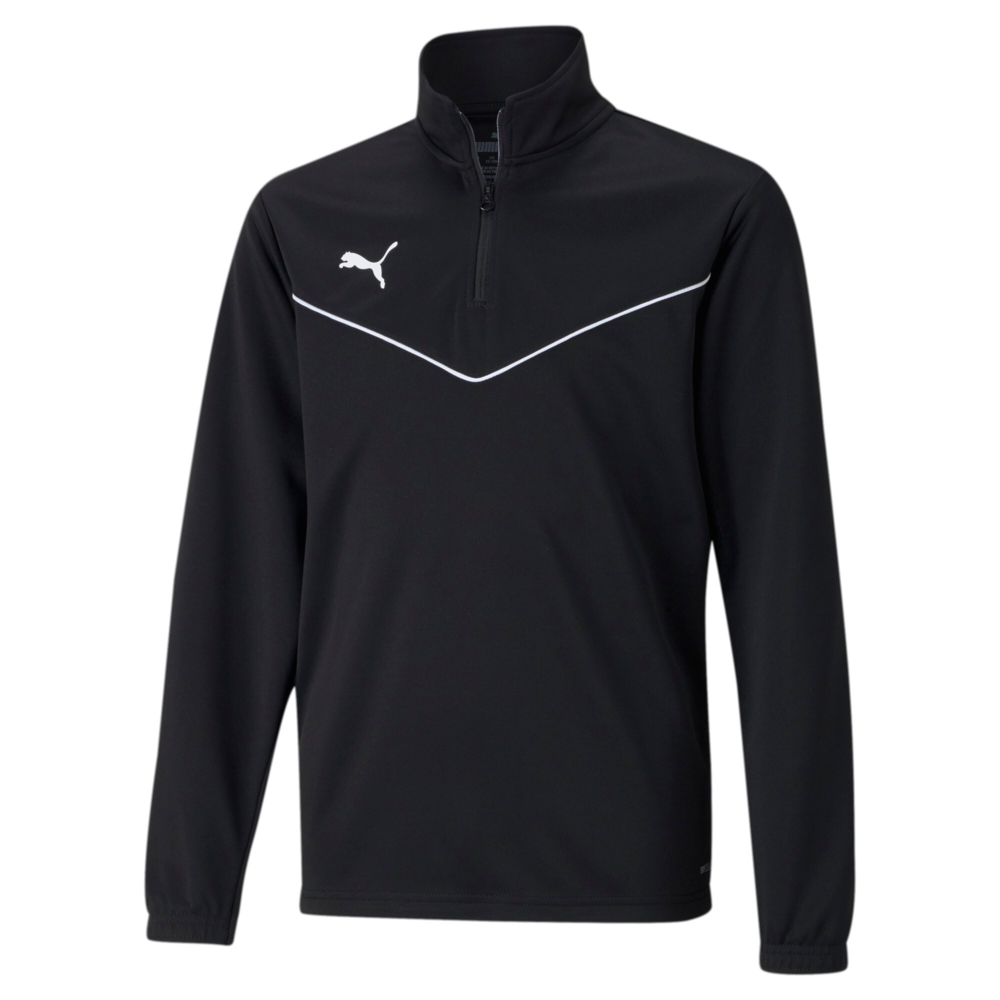 PUMA Langarmshirt "TEAMRISE 14 ZIP TOP JR" normale Schnittform, Langarm, mit Reißverschluss