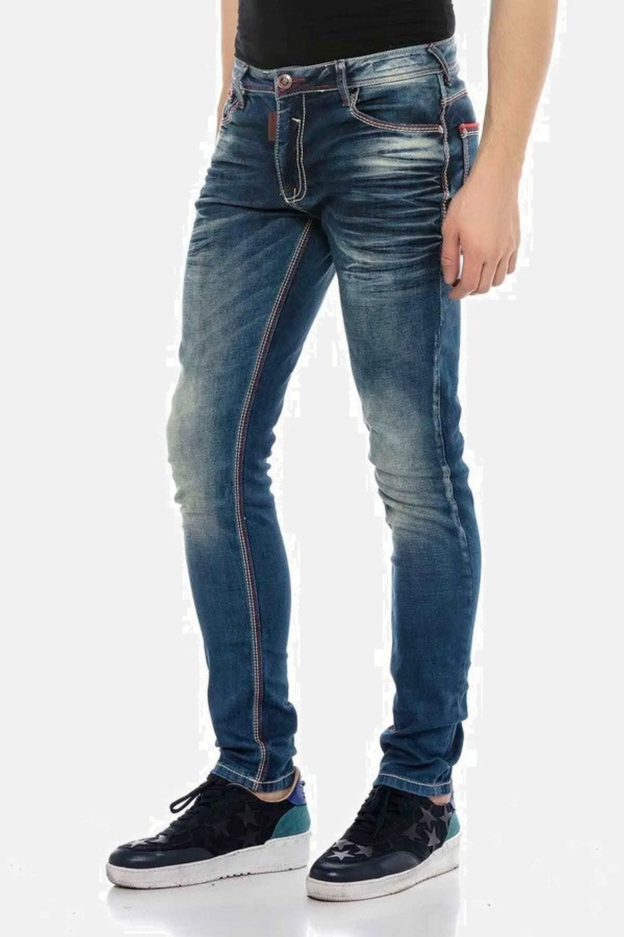 Cipo & Baxx Straight-Jeans »Jeans«, im Straight Fit-Schnitt, CD557