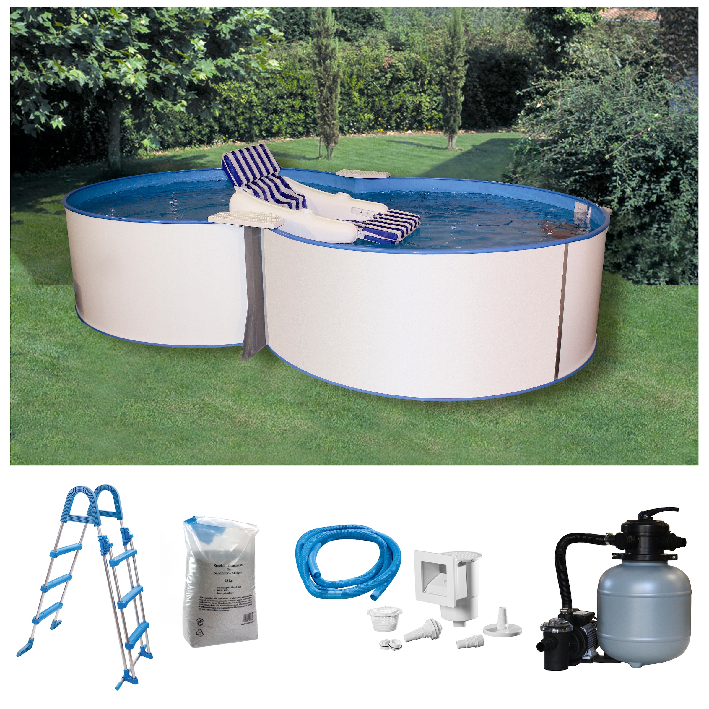 my POOL BWT Achtformpool "JOY 2" Höhe 110 cm, in verschiedenen Größen verfü günstig online kaufen