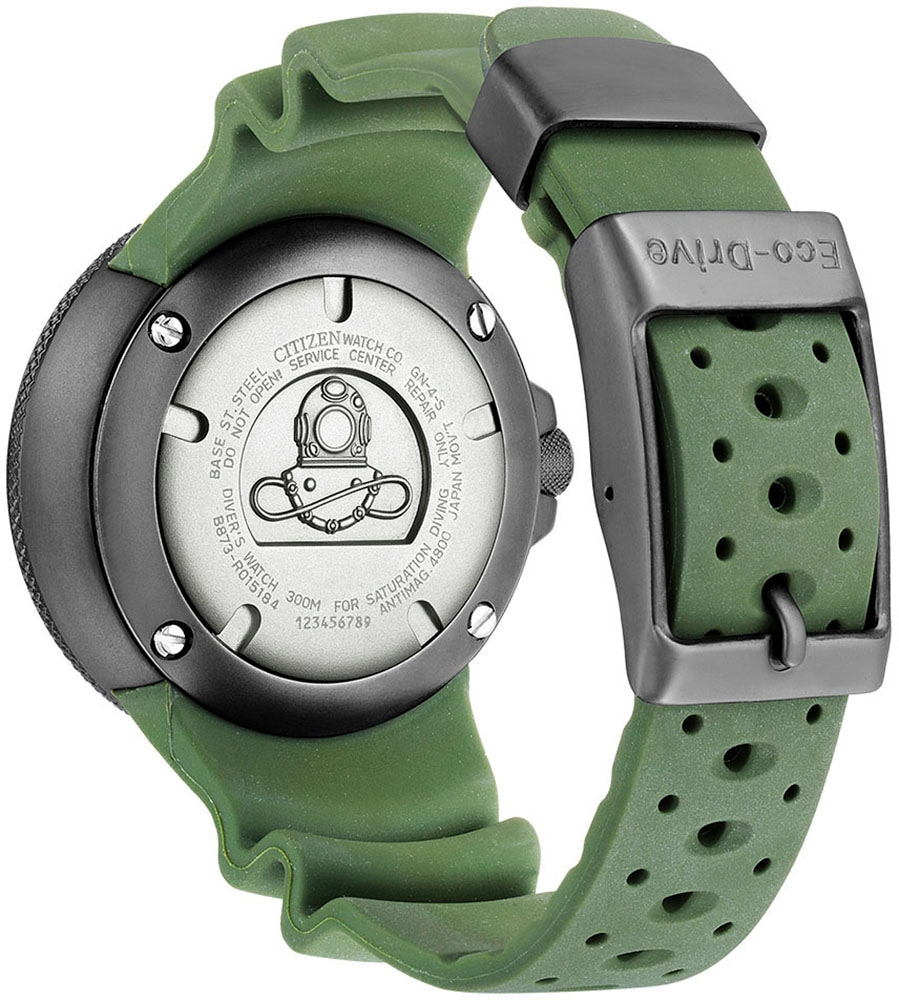 Citizen Taucheruhr »Promaster Professional Diver 300«, Armbanduhr, Herrenuhr, Solar, bis 30 bar wasserdicht, Datum
