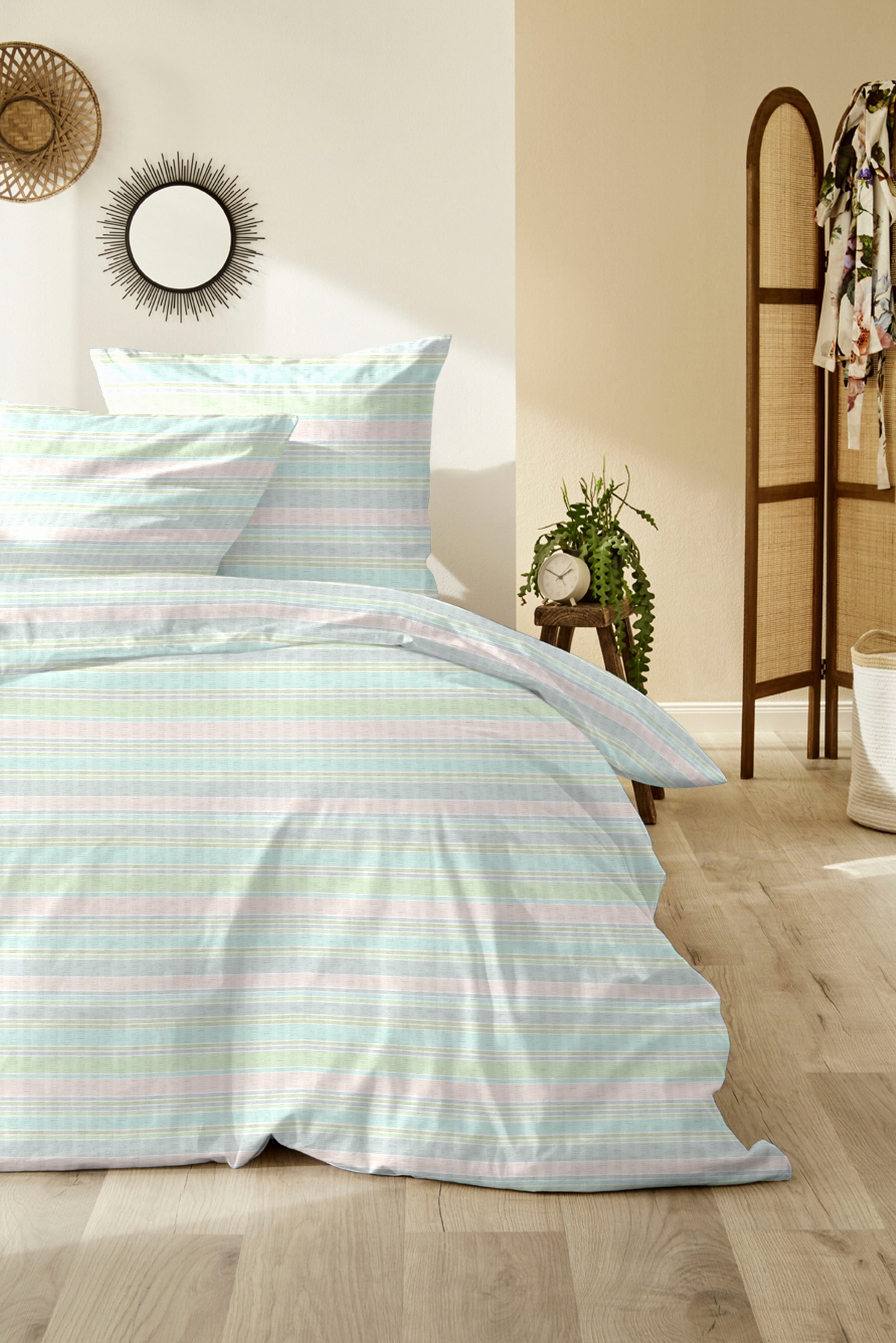 Primera Bettwäsche "Primera Soft-Seersucker-Bettwäsche Piruleta" 2 Stk. mit günstig online kaufen