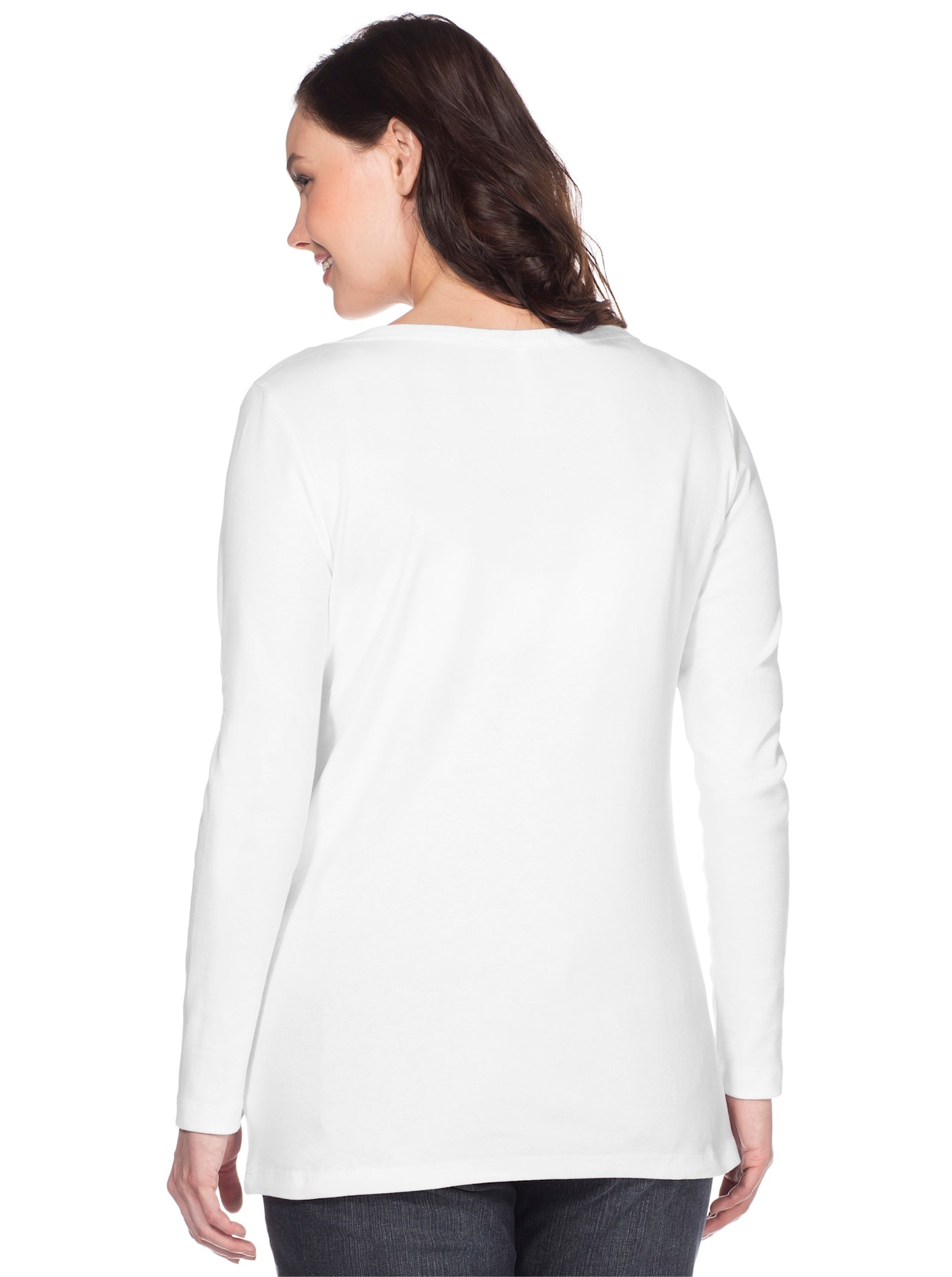 Sheego Langarmshirt "Langarmshirt", (1 tlg.) günstig online kaufen