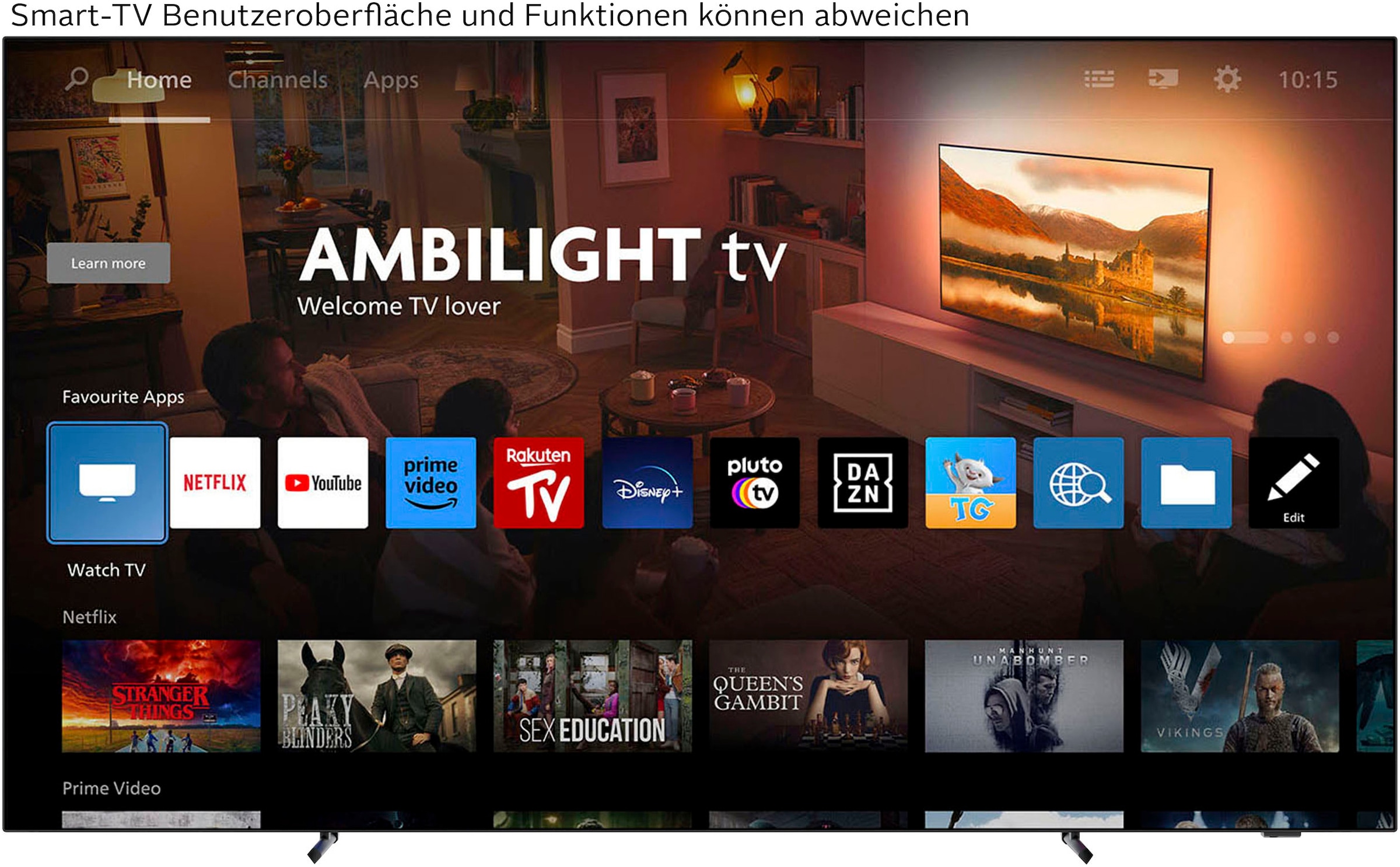 Philips OLED-Fernseher »65OLED950/12« 164 cm/65 Smart-TV