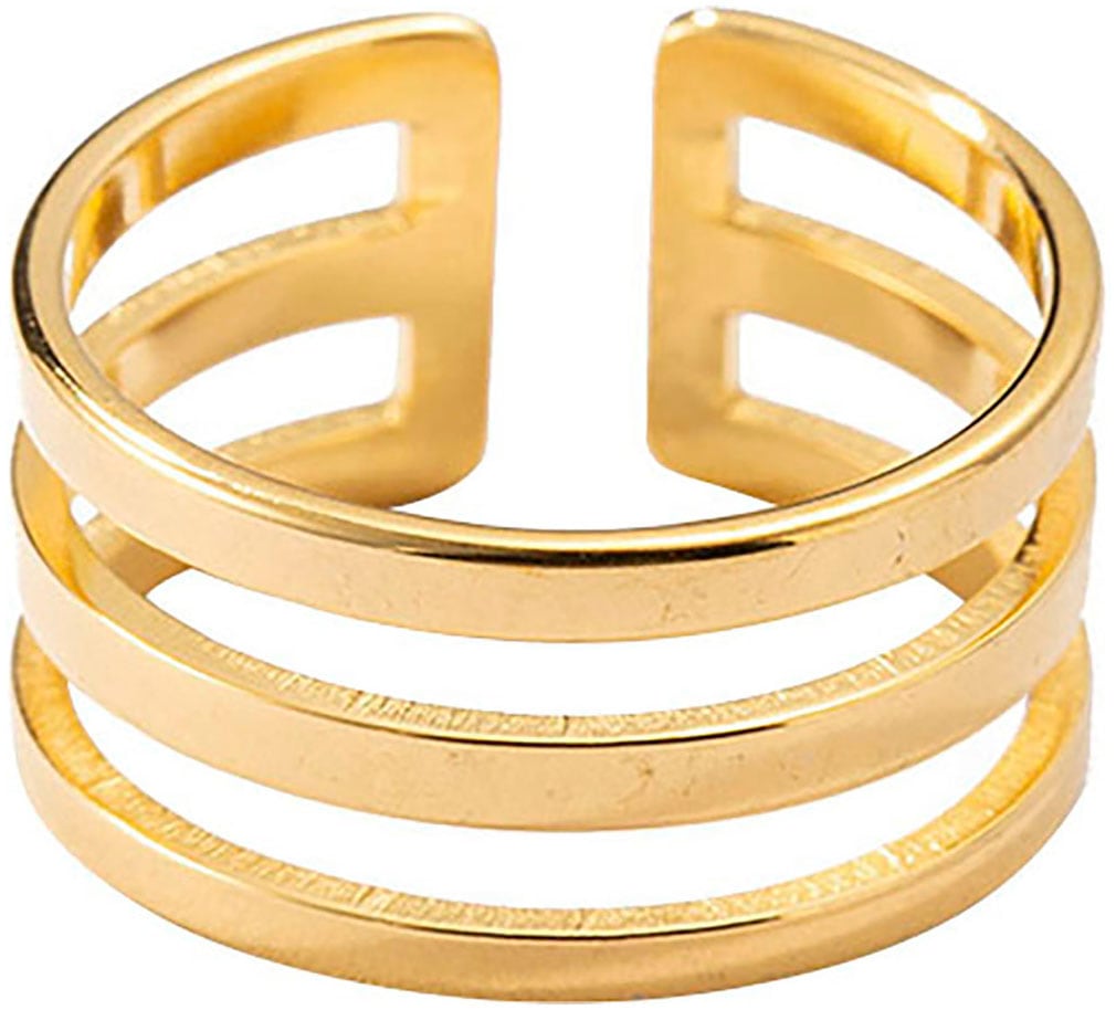 Firetti Ring-Set »Multipack Schmuck Geschenk Damenring«, (Set, 3 tlg.), Made in Germany