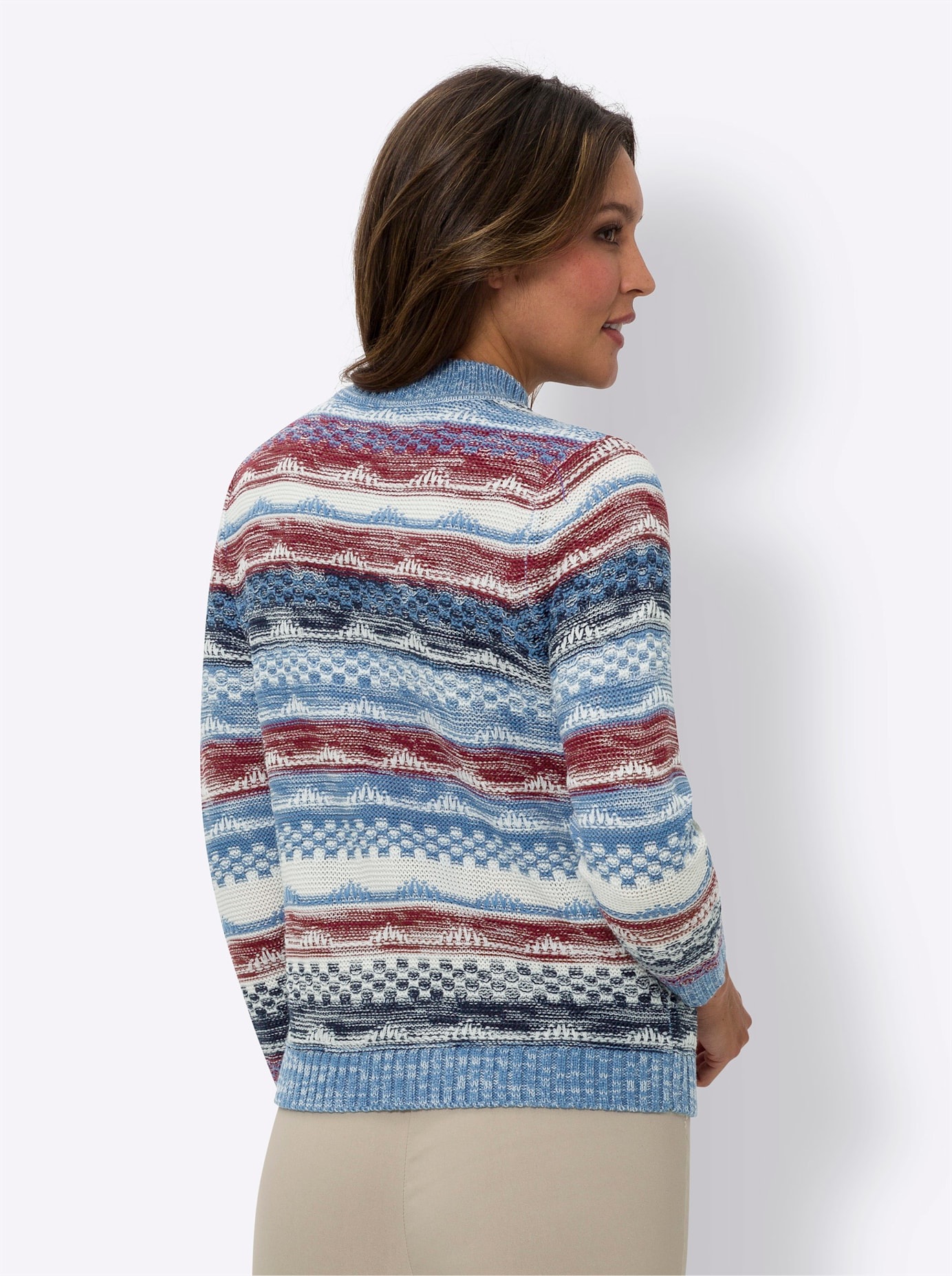 Classic Basics Stehkragenpullover »Langarm-Pullover«