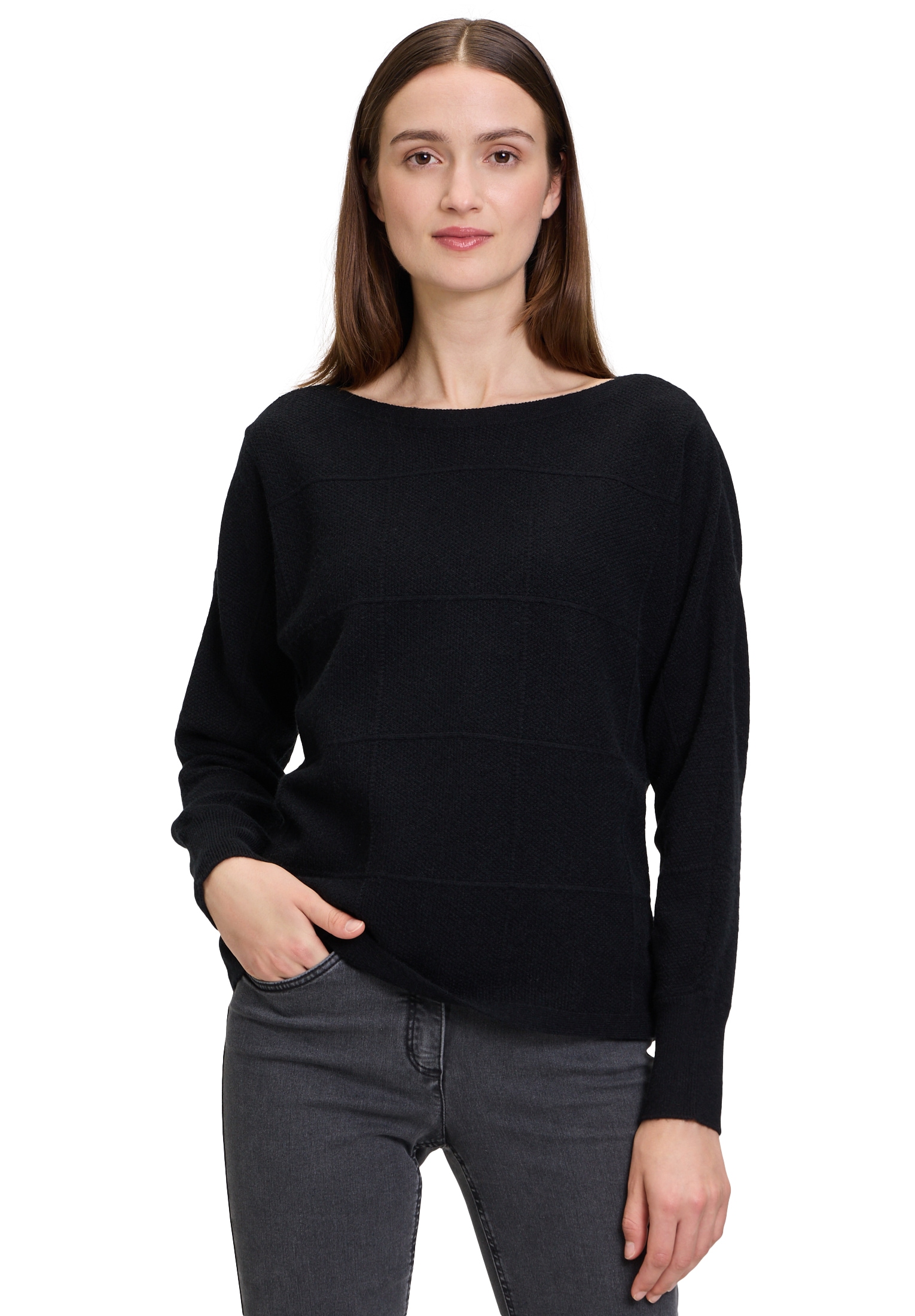 Betty Barclay Strickpullover "Betty Barclay Feinstrickpullover kariert", Ma günstig online kaufen