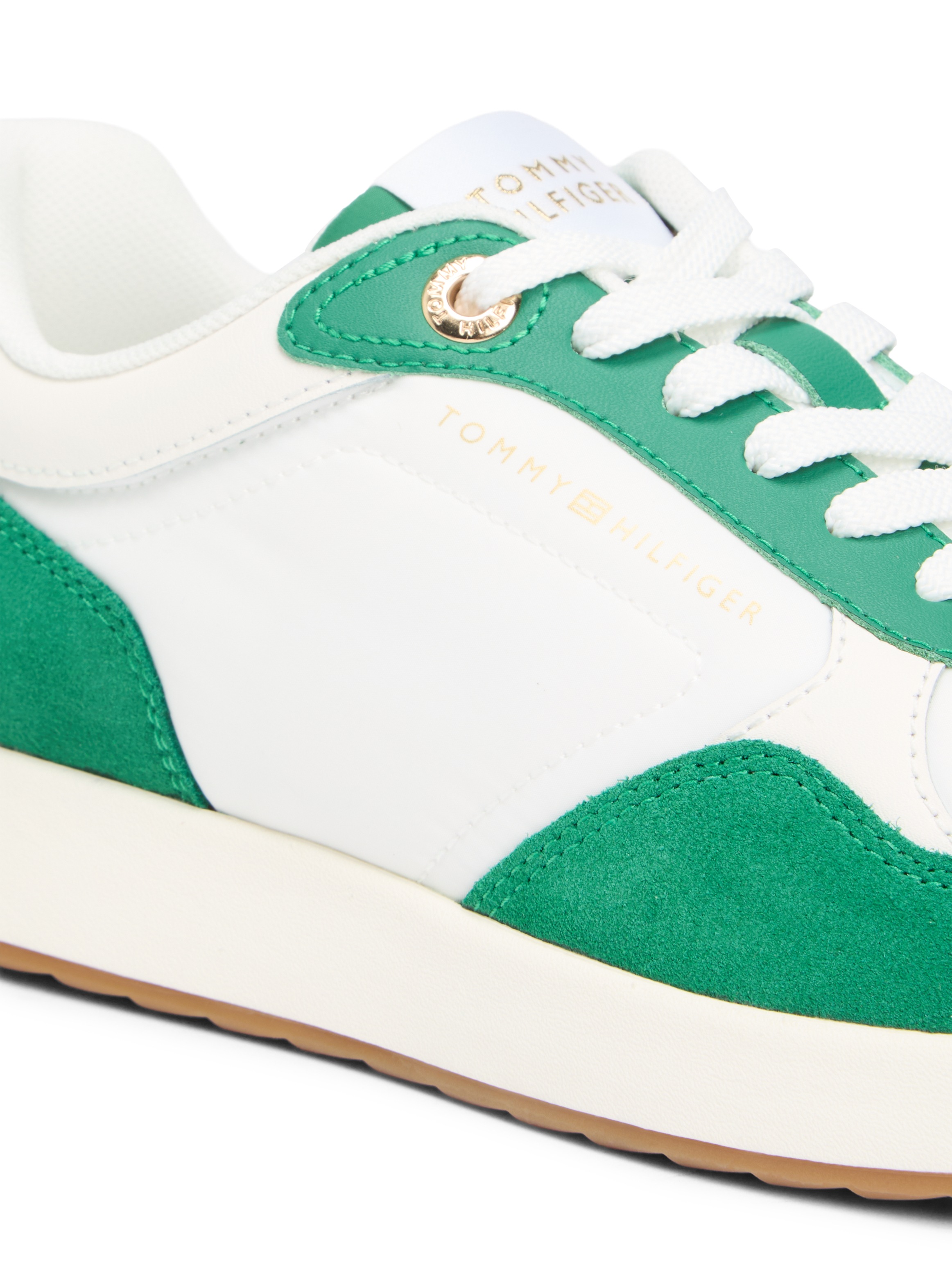 Tommy Hilfiger Plateausneaker "MIX MATERIAL RUNNER", Freizeitschuh, Halbsch günstig online kaufen