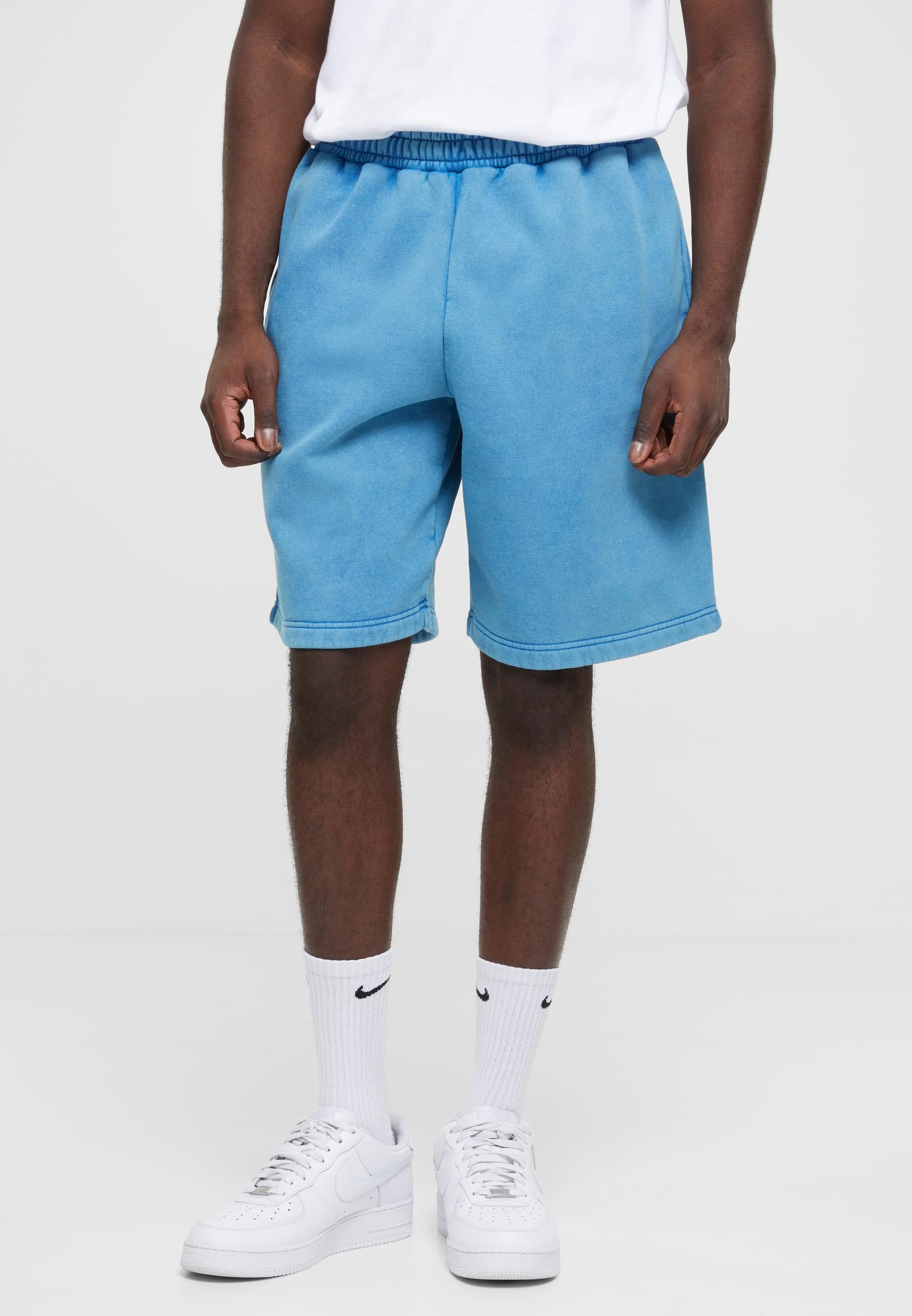 URBAN CLASSICS Sweatshorts »Urban Classics Herren Heavy Stone Washed Sweat Shorts«, (1 tlg.)