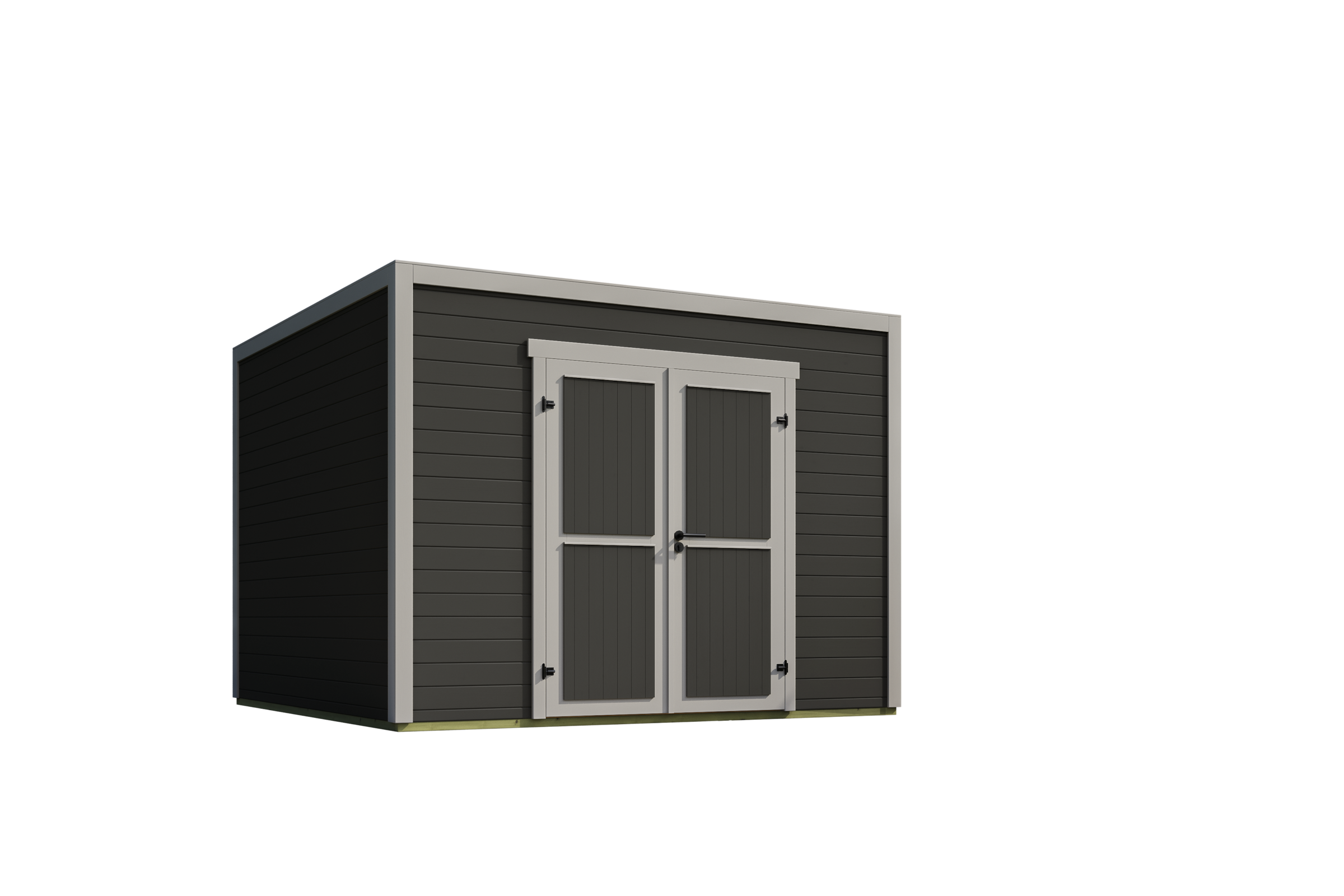 Nordic Holz Gartenhaus »Fynn 3«, kleiner stilvoller Schuppen mit Flachdach