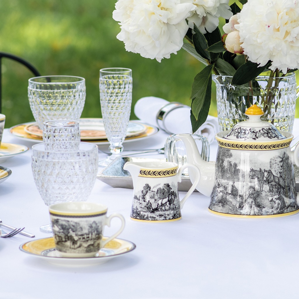 Villeroy & Boch Becher »Frühstückstassen Audun Ferme 350 ml 6er Set bunt«