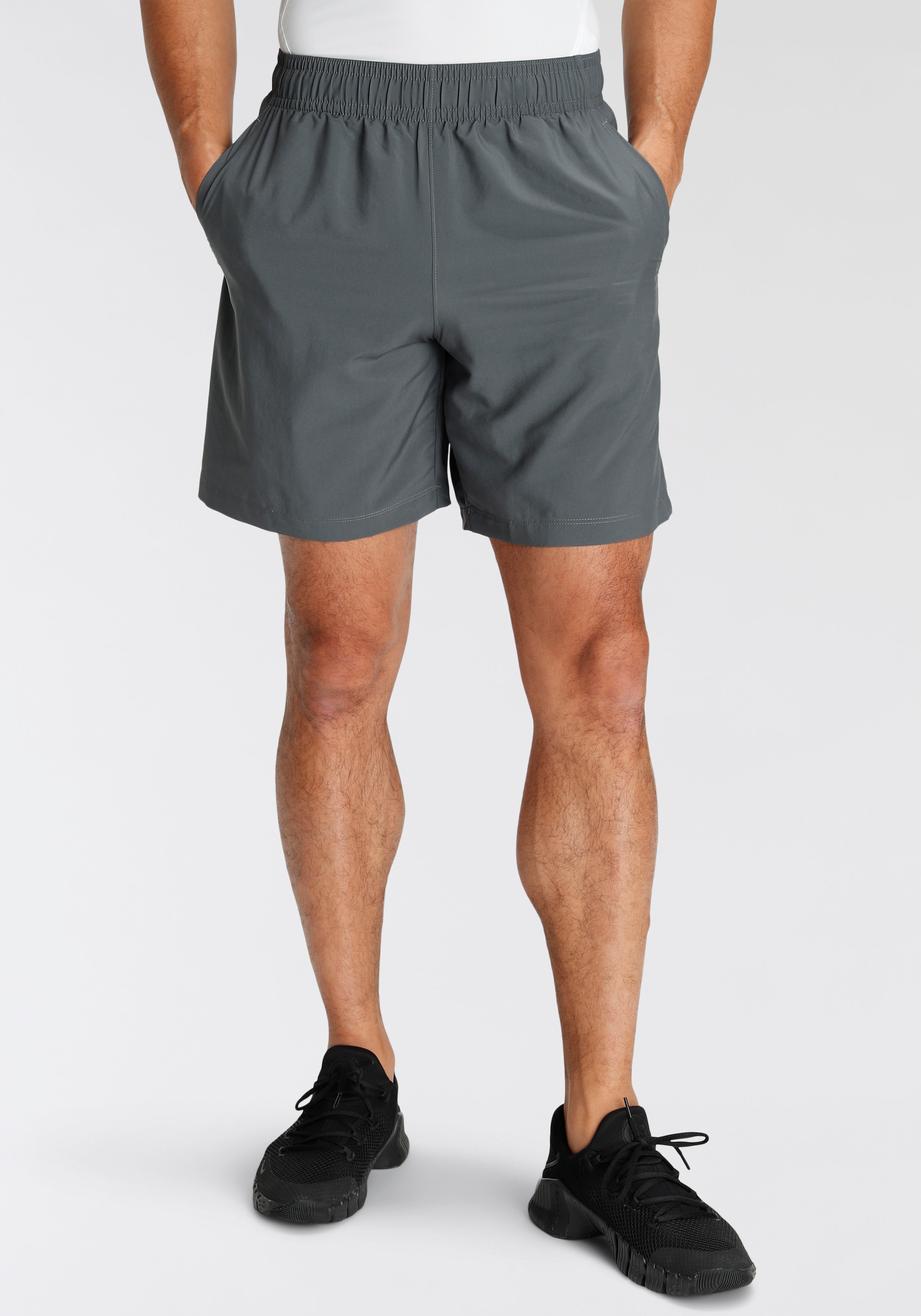 under armour graphic woven shorts