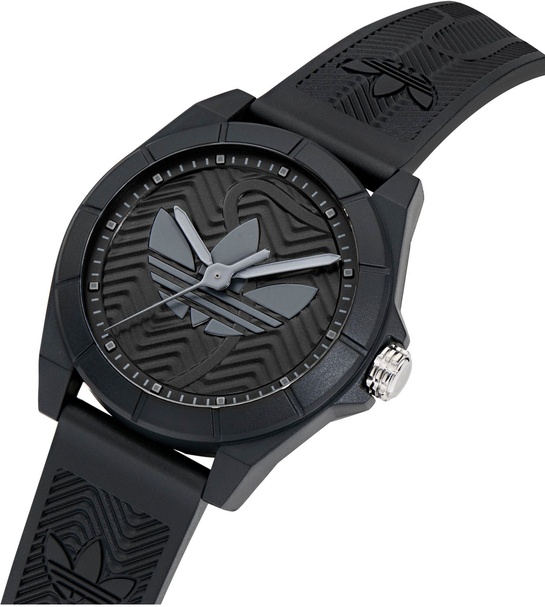 adidas Originals Quarzuhr »PROJECT FOUR«, Armbanduhr, Herrenuhr, Damenuhr,Resinarmband,wasserabweisend bis 5 bar
