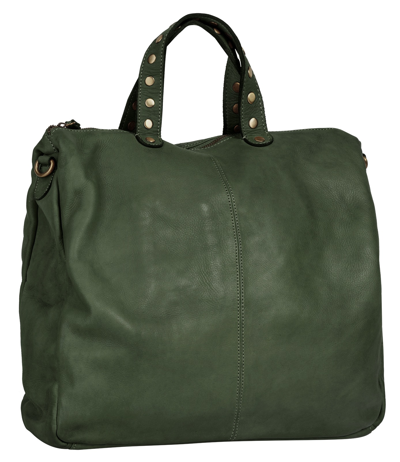 Samantha Look Umhängetasche, echt Leder, Made in Italy