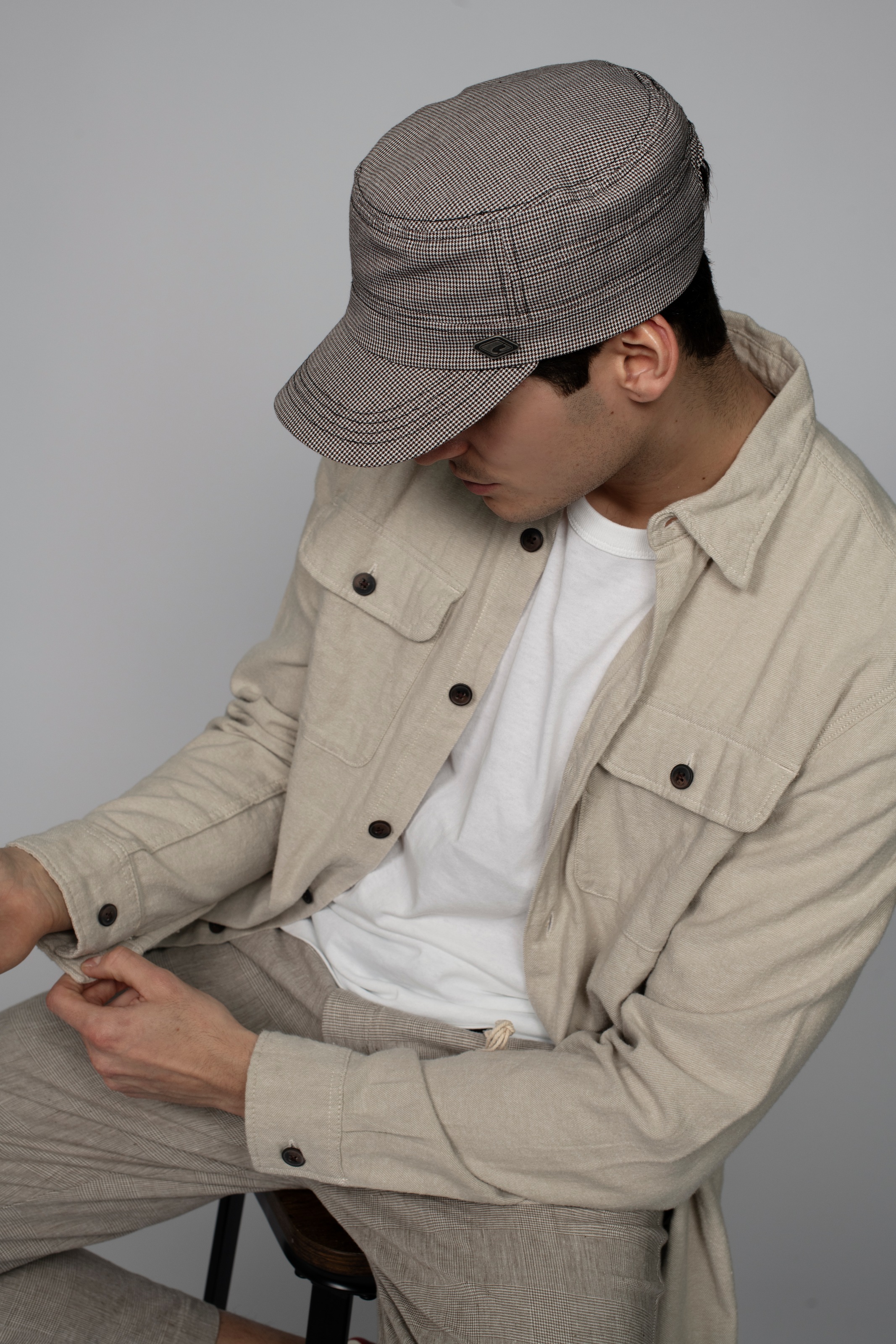 chillouts Army Cap »Heraklion Hat«, aus Naturfasern mit verstellbarem Verschluss & urbanem Charakter
