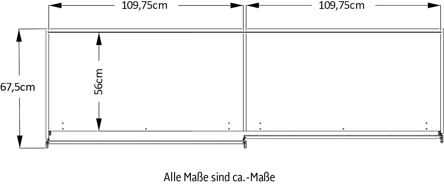 STAUD Schwebetürenschrank »Sinfonie Plus, edles Design in hochwertiger Qualität, Made in Germany«, In vier verschiedenen Ausstattungsvarianten