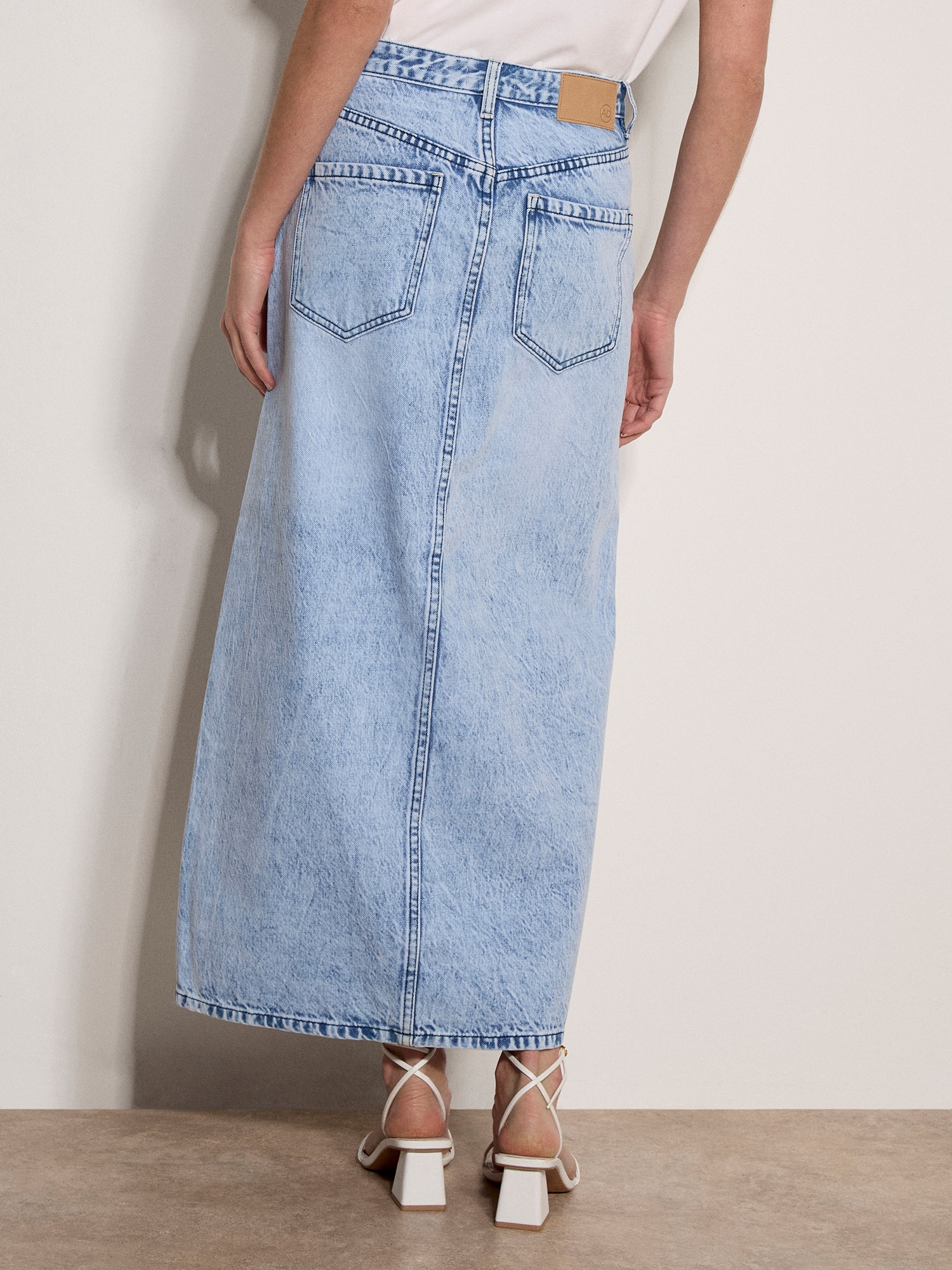 Apricot Jeansrock »Midi-Jeansrock mit Perlenverzierung« mit Perlenverzierung