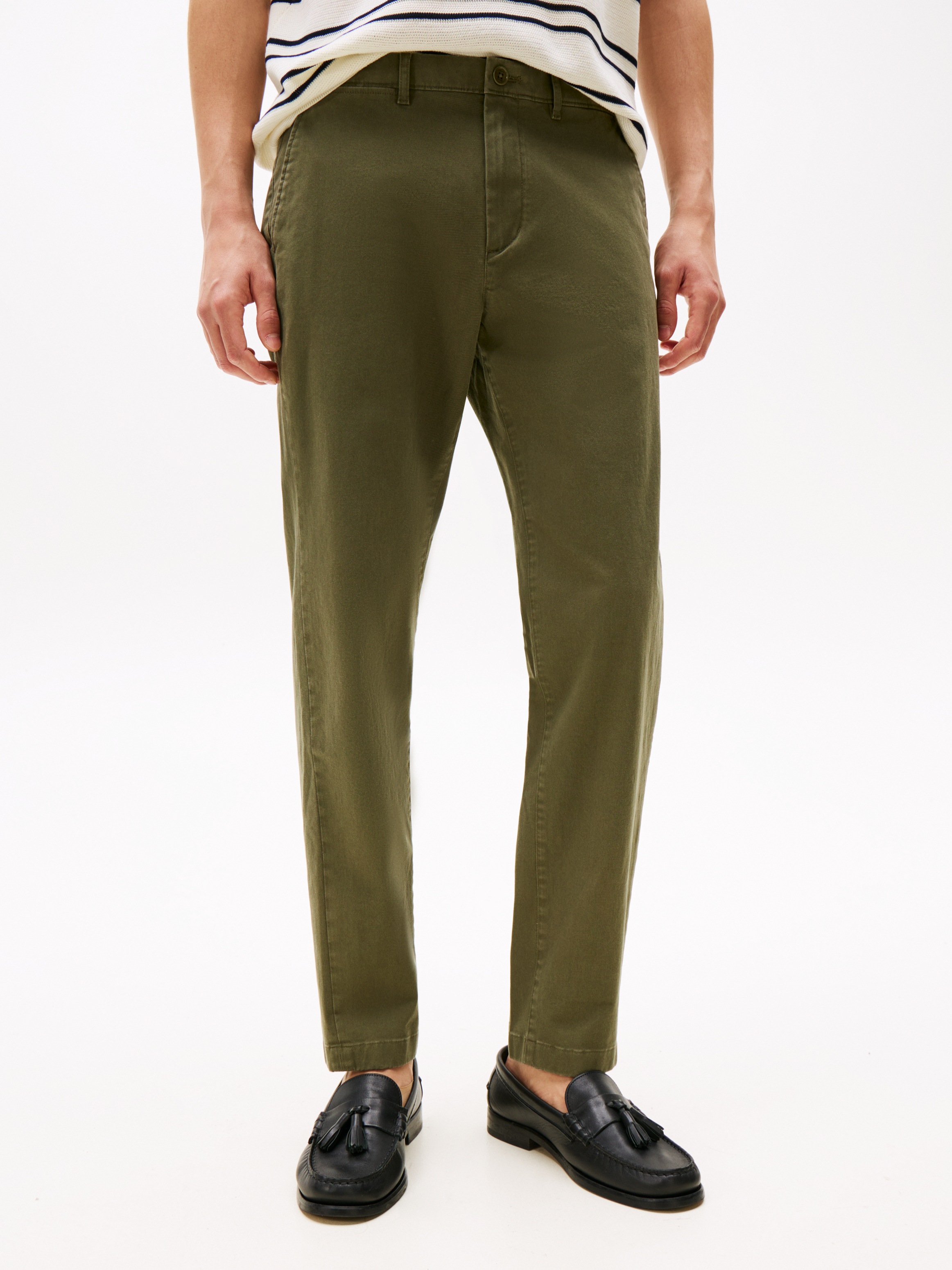 Tommy Hilfiger Chinohose "CORE HARLEM ESSENTIAL", Tapered Leg, Basic, schli günstig online kaufen
