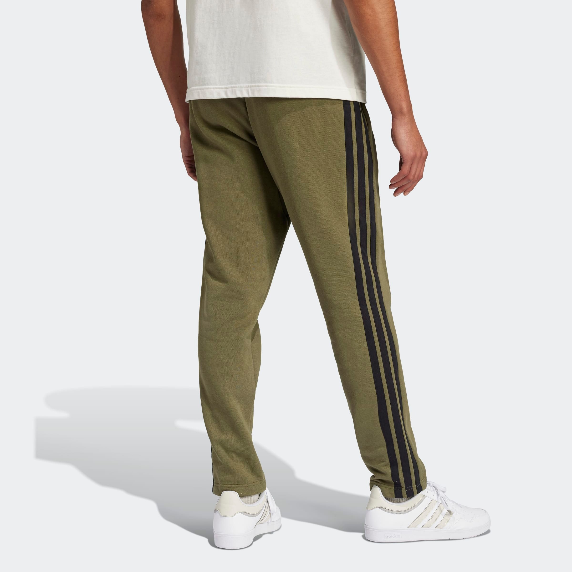 Thumbnail - adidas Sportswear Sporthose "ESSENTIALS 3-STREIFEN OPEN HEM" aus Baumwolle, Polyester und Viskose, offener Saum