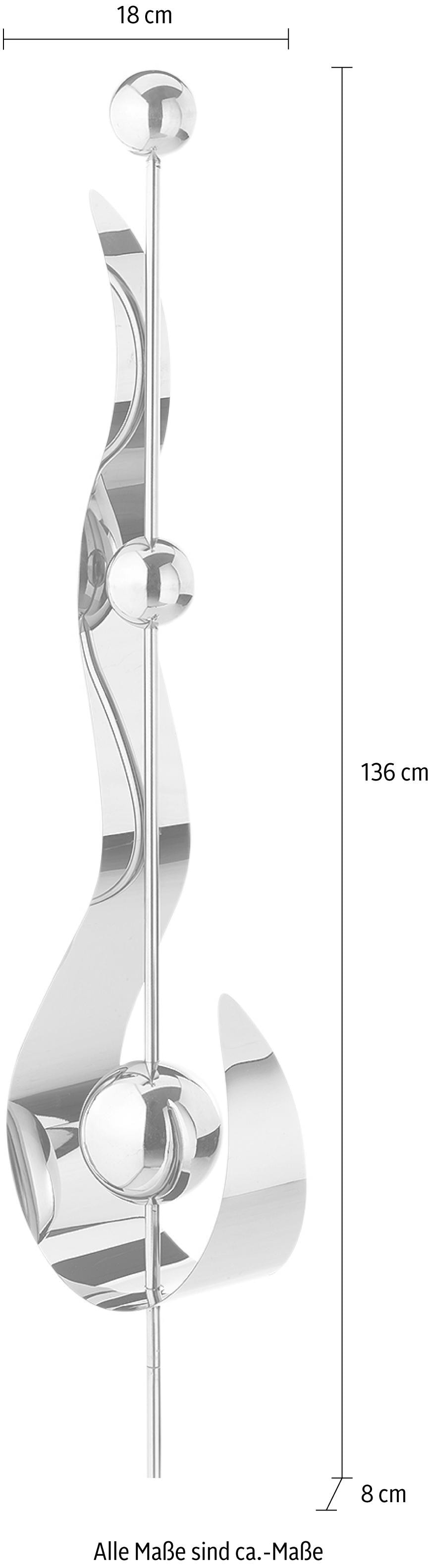 cm »Gartenstecker«, locker bestellen Dekoobjekt BAUR | Edelstahl 136 aus