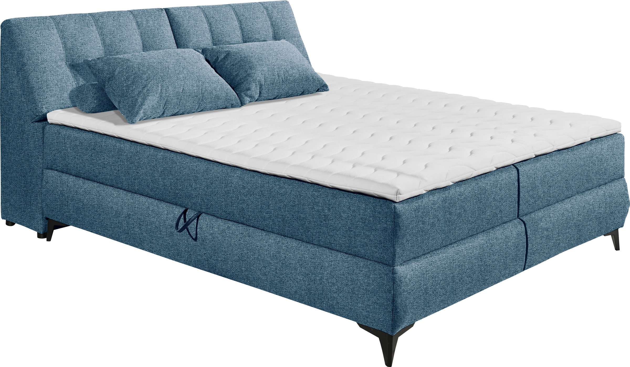ED EXCITING DESIGN Boxbett "Atlantis", mit Bettkasten und Stauraum im Kopft günstig online kaufen