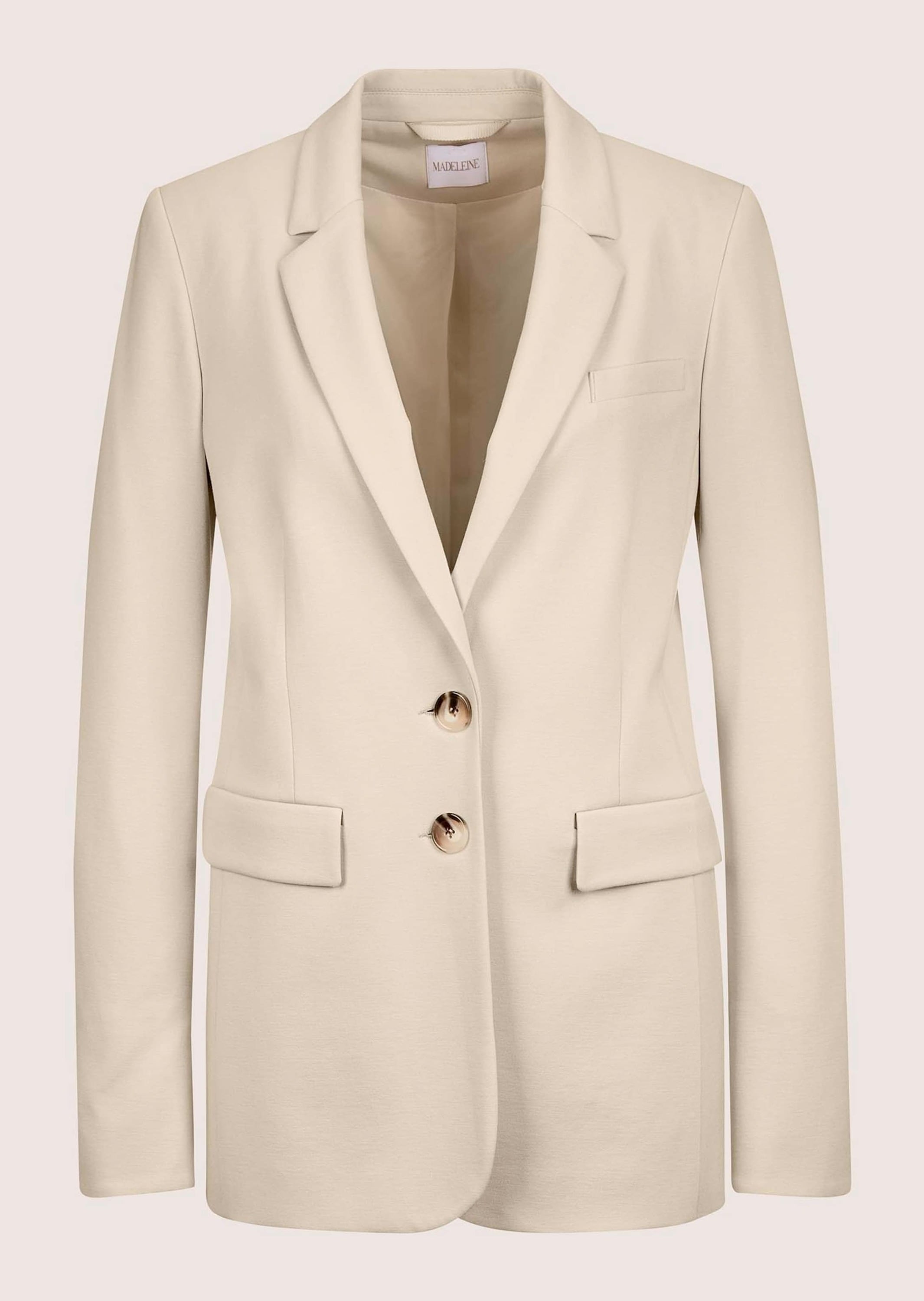 MADELEINE Jackenblazer "Blazer Floraler Jersey-Blazer in langer Form"