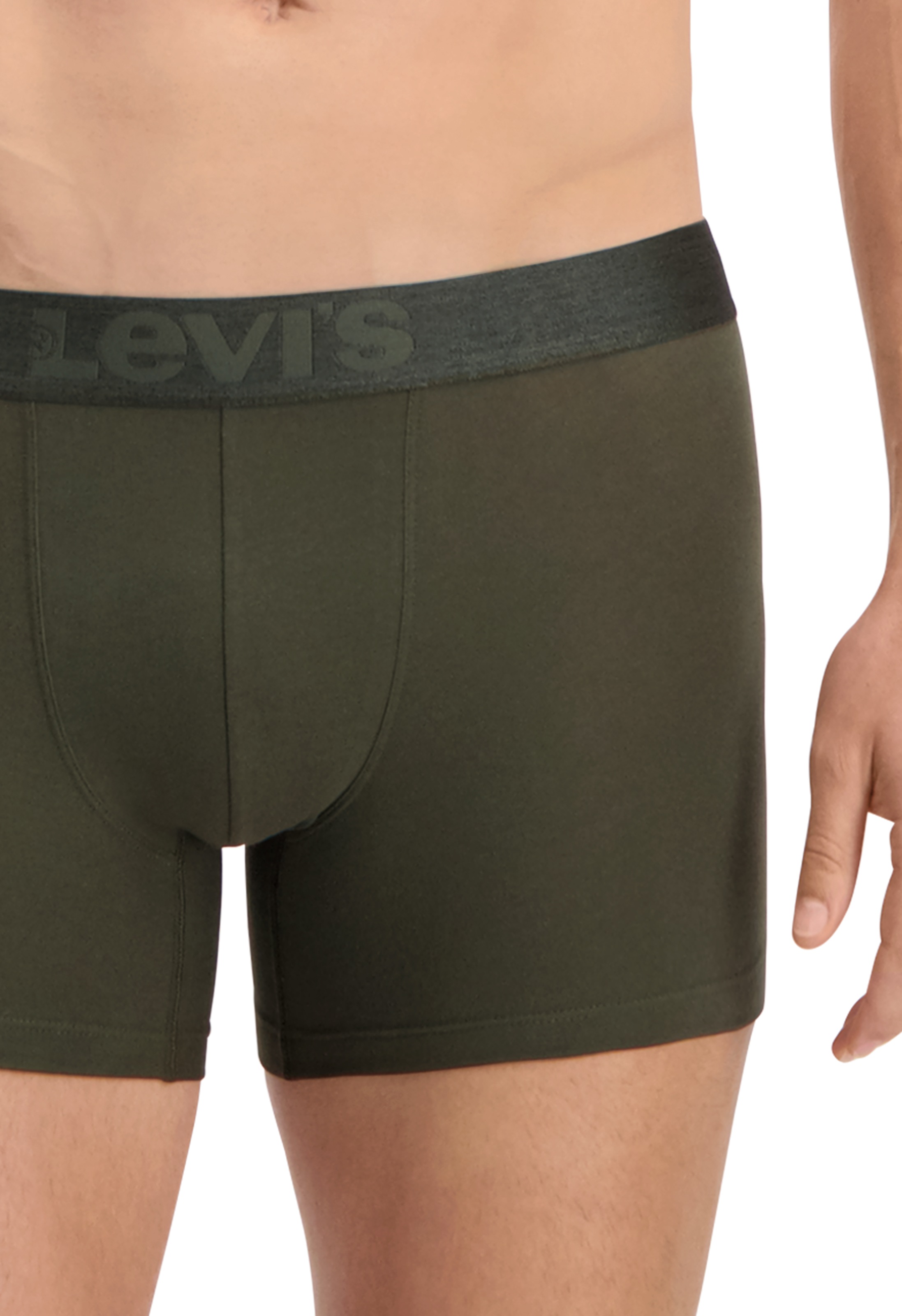 Levis Boxershorts "LEVIS MEN MEL WB BOXER BRIEF ORG CO 2P", (2er Pack), mit günstig online kaufen