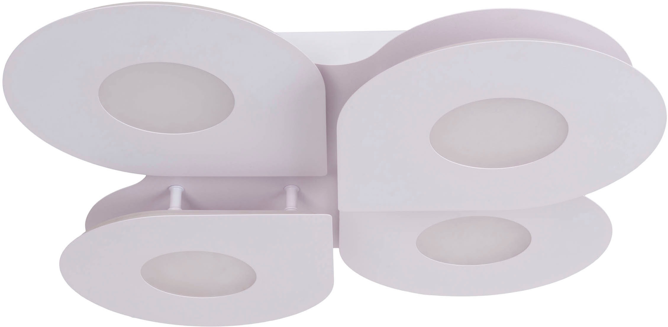 näve LED Deckenleuchte »Smilla«, 1 flammig, Leuchtmittel LED-Modul | LED fest integriert, weiß, Memory, Nachtlicht, CCT, dimmbar per Fernbedienung (inkl.)