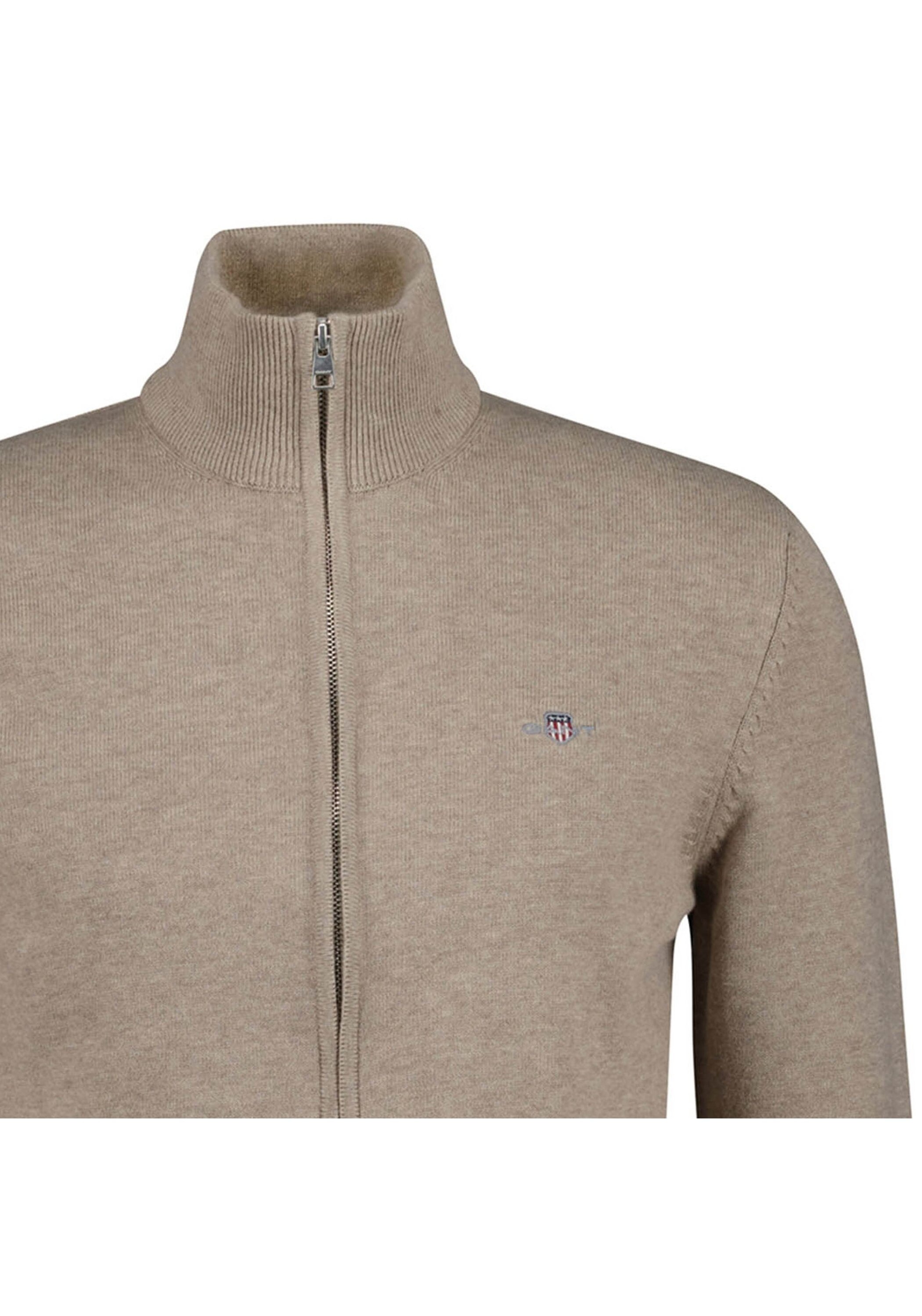 Gant Sweatshirt "Strickjacke CASUAL COTTON ZIP CARDIGAN" günstig online kaufen