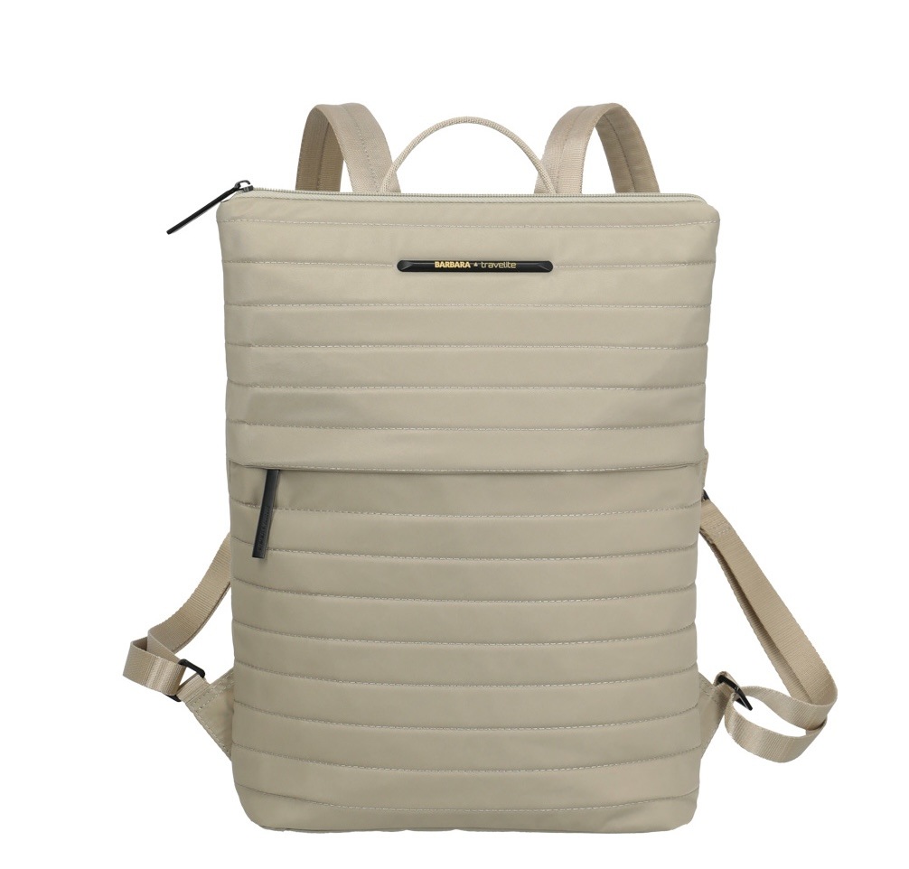 travelite Freizeitrucksack »BARBARA & travelite | BARBARA STEPP«, Safety-Reißverschlussfach Aufsteckfunktion