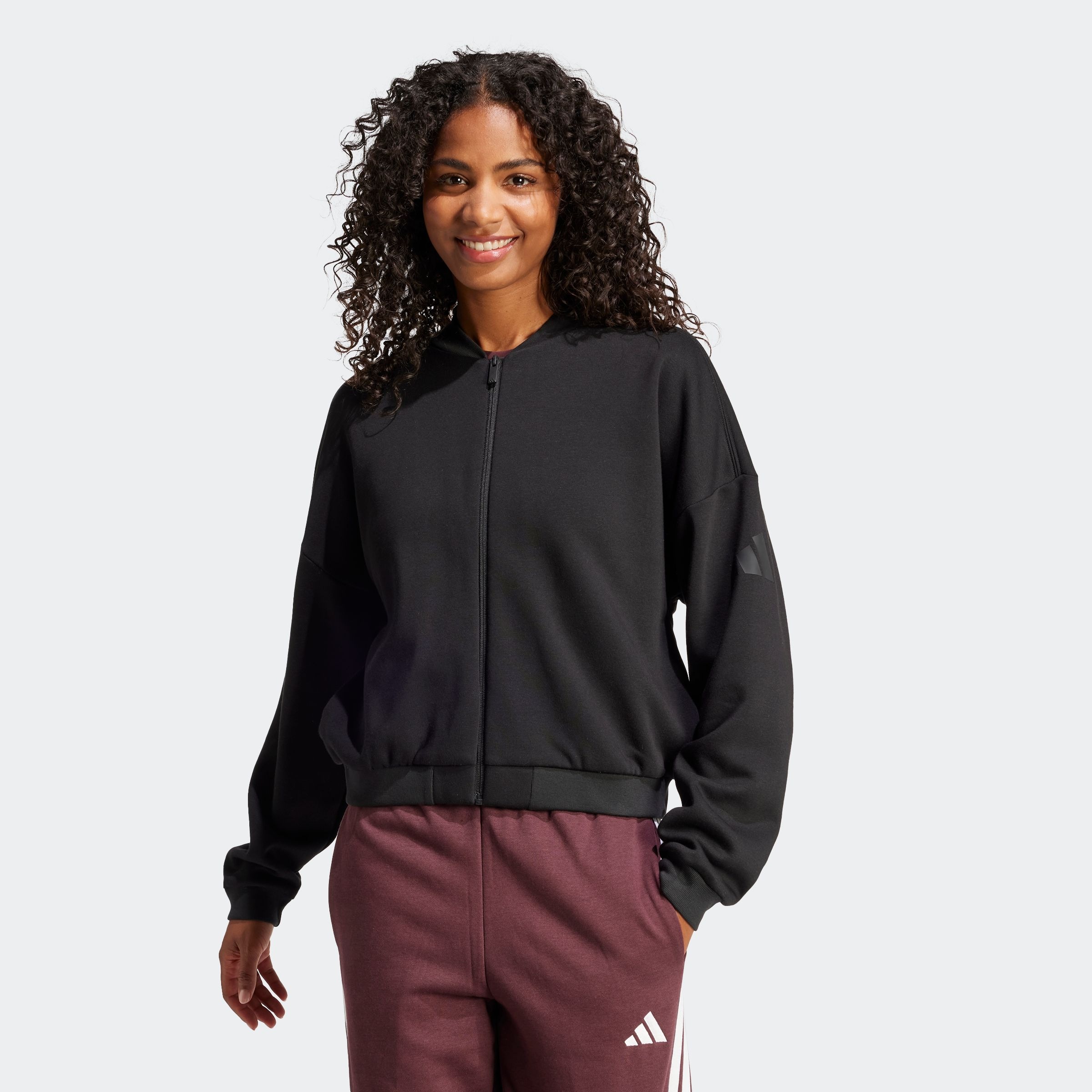adidas Sportswear Sweatjacke "W SL+ FL BOMBER" günstig online kaufen