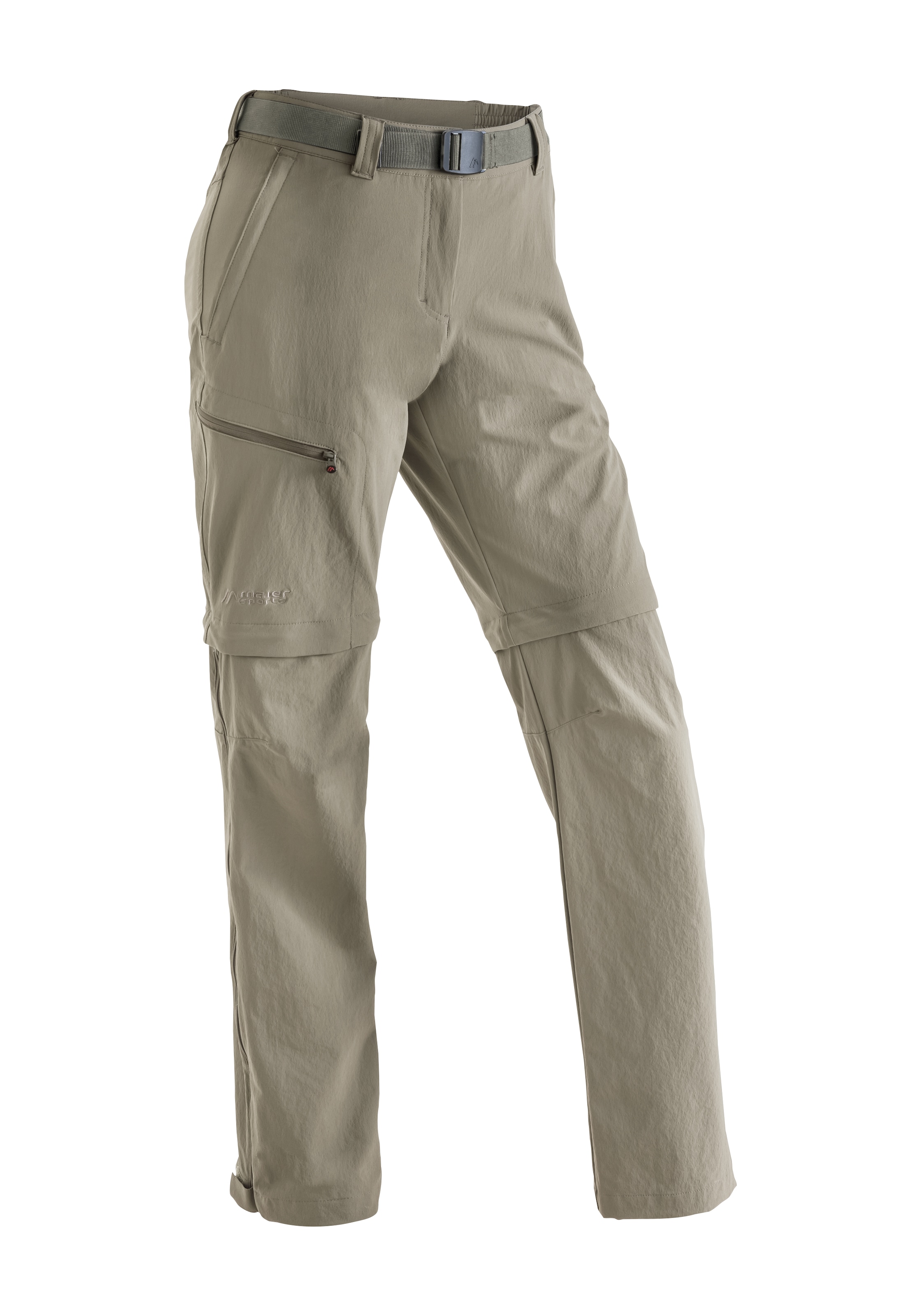 Maier Sports Funktionshose "Nata", Damen Wanderhose, zipp-off Outdoor-Hose, 3 Taschen, Regular Fit