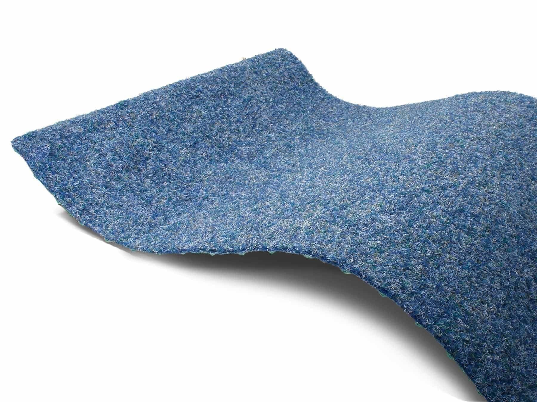 Kunstrasen "GREEN, Gesamthöhe 7,5 mm, Made in Netherlands", blau, B:200cm L:2.900cm, Polypropylen (PP), PRIMAFLOR-IDEEN IN TEXTIL, Teppiche, Rasenteppich, blau, mit Drainage-Noppen