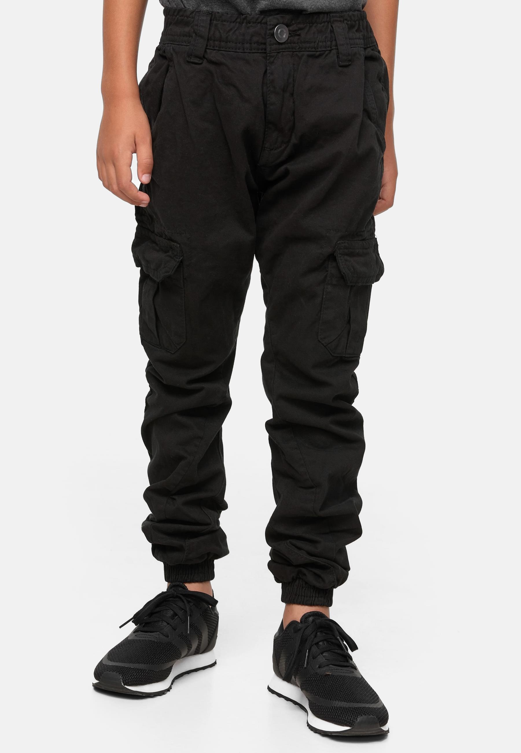 URBAN CLASSICS Stoffhose »Urban Classics Herren Boys Cargo Jogging Pants«, (1 tlg.)