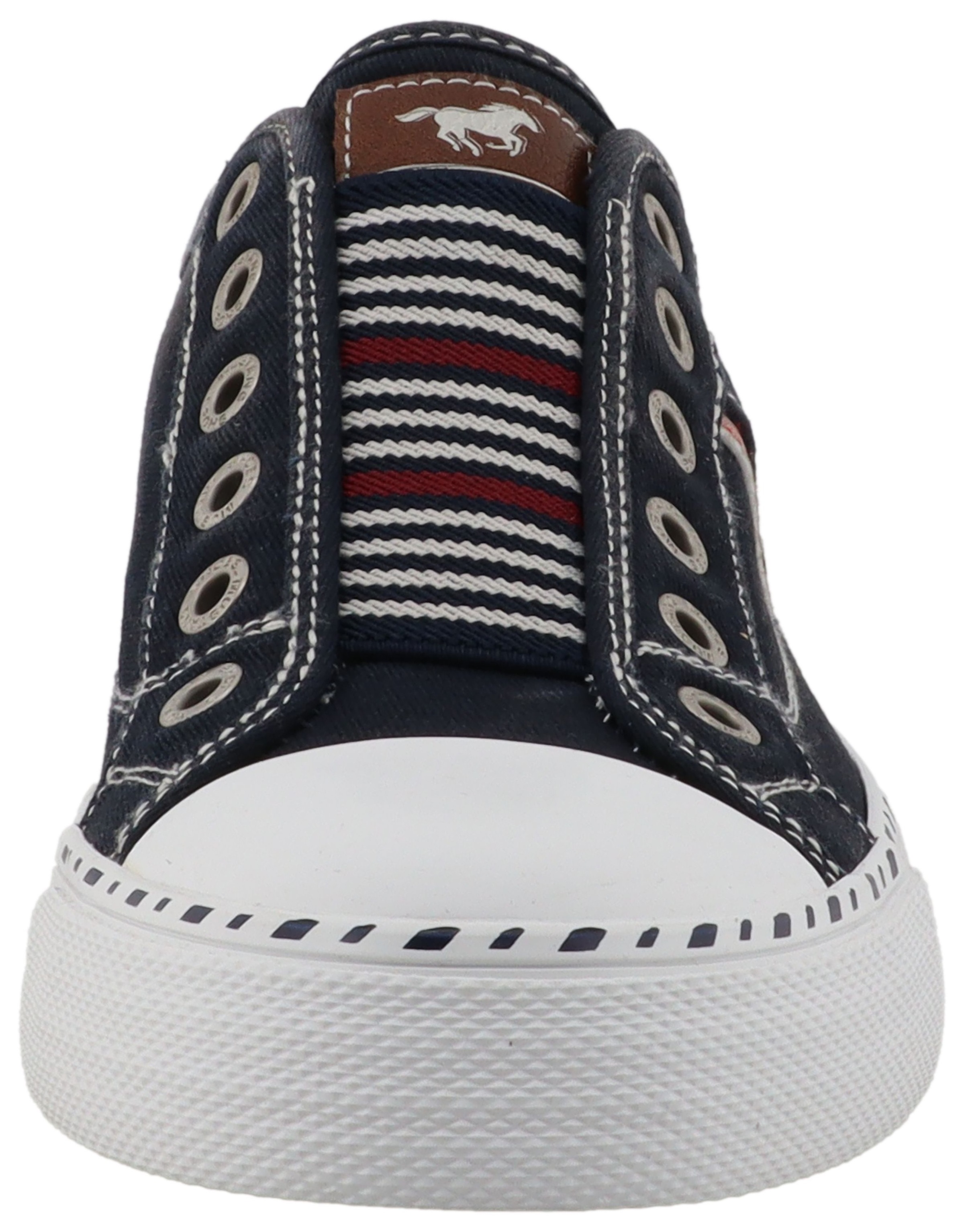 Mustang Shoes Slip-On Sneaker »Magdalena«  Freizeitschuh, Slipper, Schlupfschuh mit Kontrastbesätzen