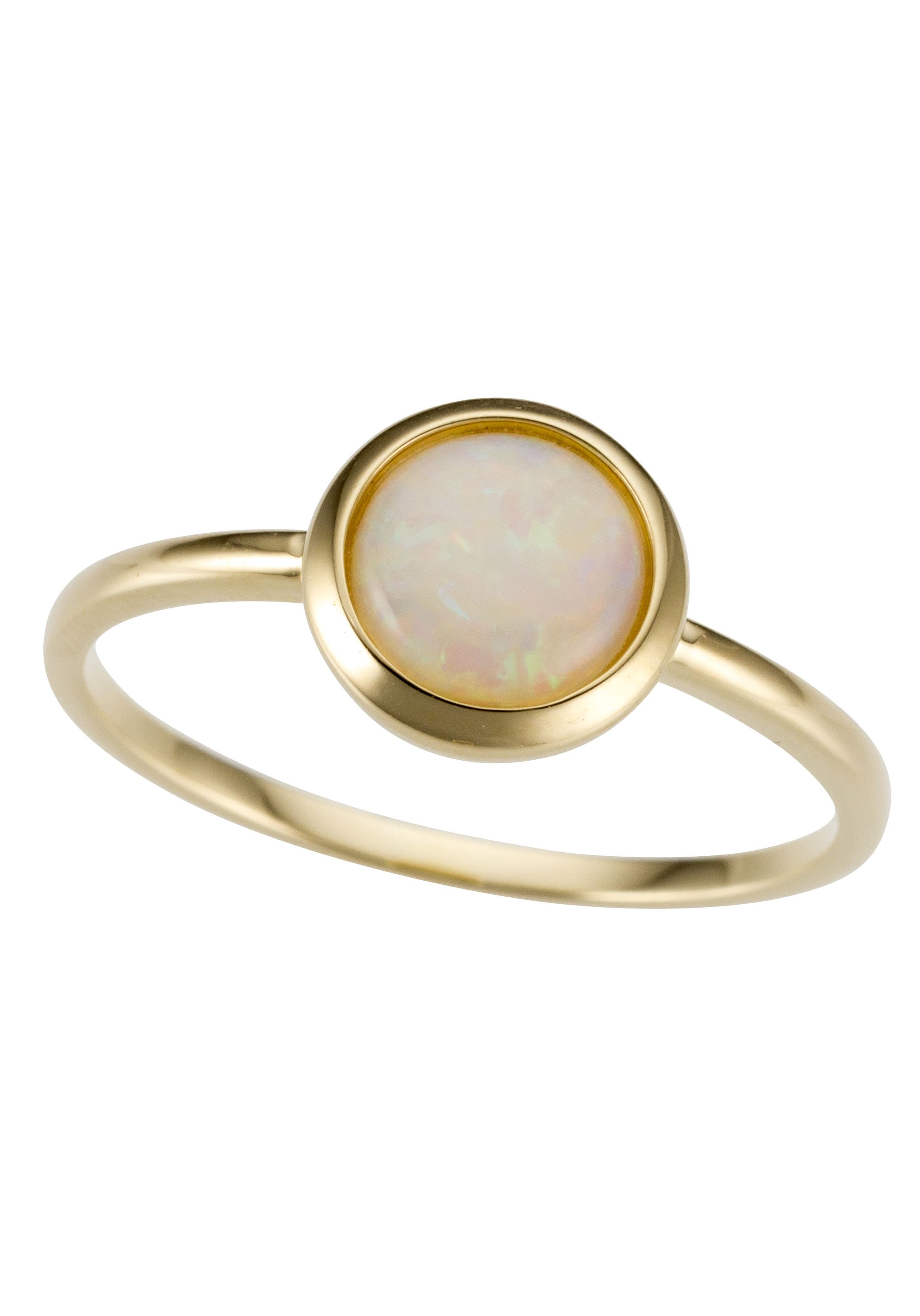 Goldring »Schmuck Geschenk Gold 333 Damenring Goldring Edelstein Farbstein Opal«, mit...