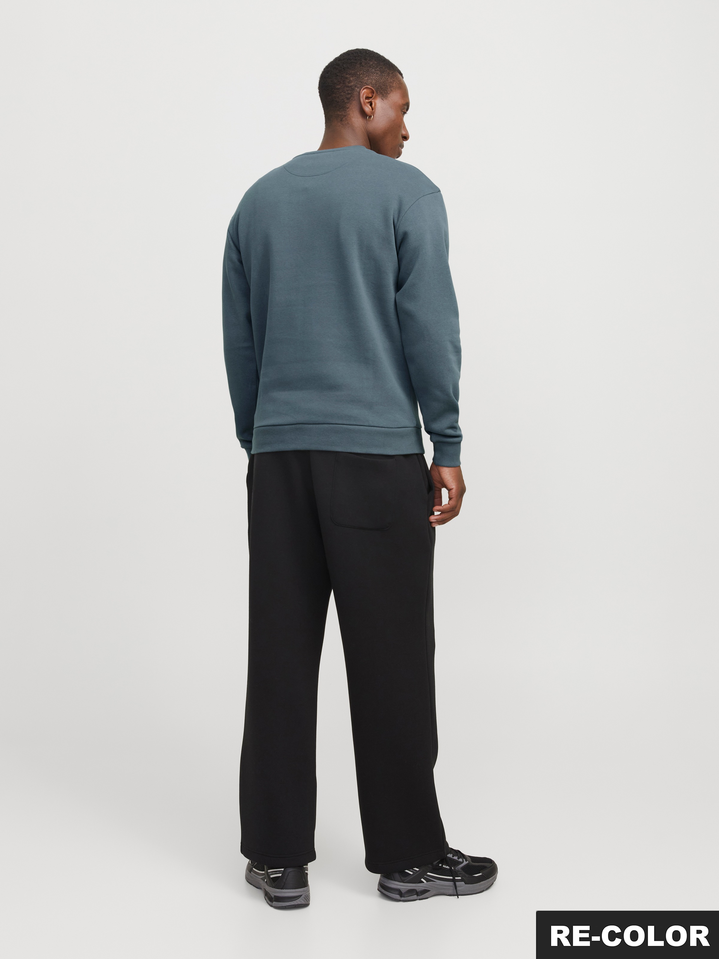 Jack & Jones Sweatshirt »JJEBRADLEY SWEAT CREW NOOS«, mit Rippbündchen