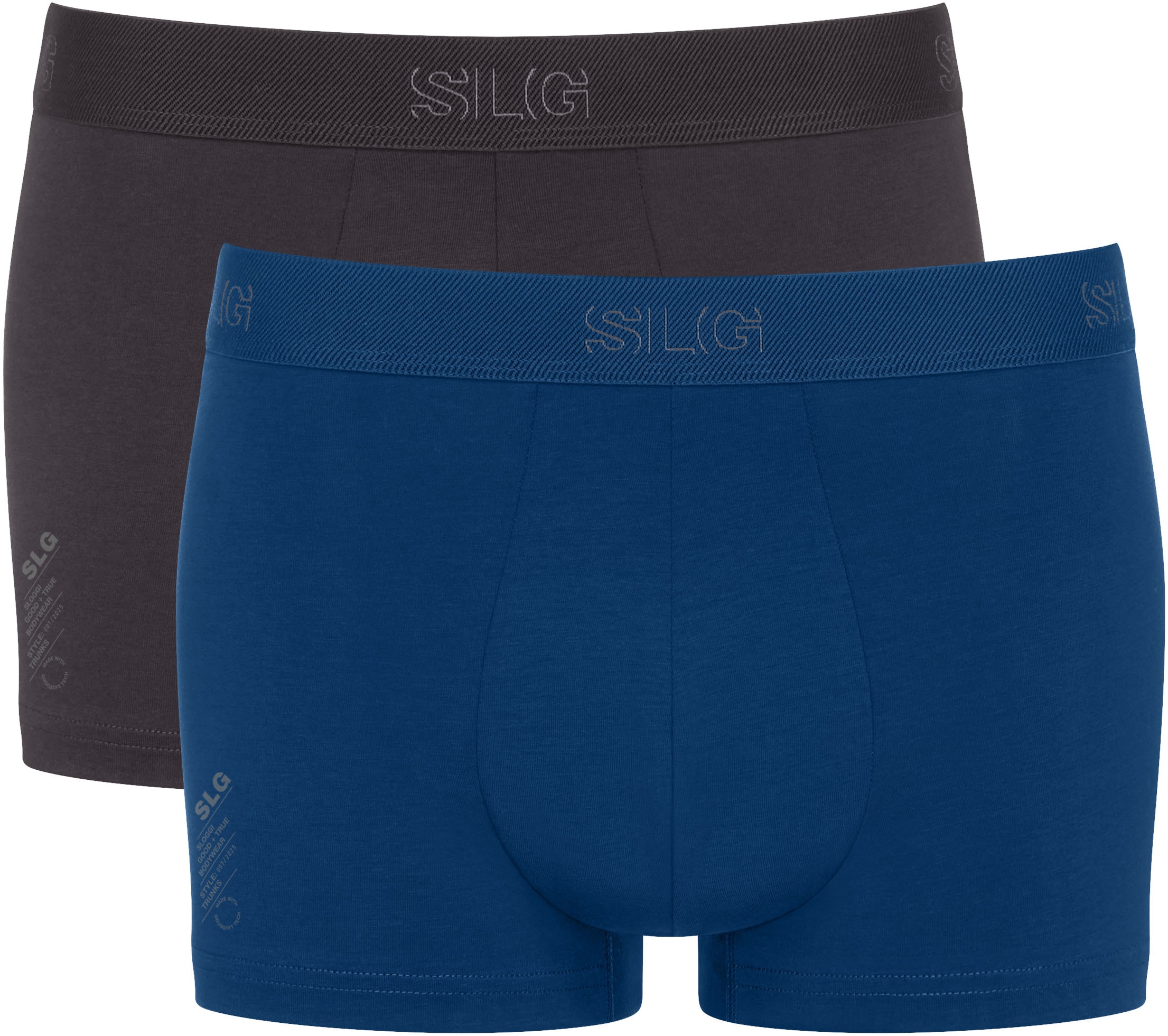 SLOGGI Herren Trunk "SLG Base Trunk C2P", Gr. S, schwarz, Single Jersey, Obermaterial: 95% Baumwolle, 5% Elasthan, Unterhosen, weiches und edles